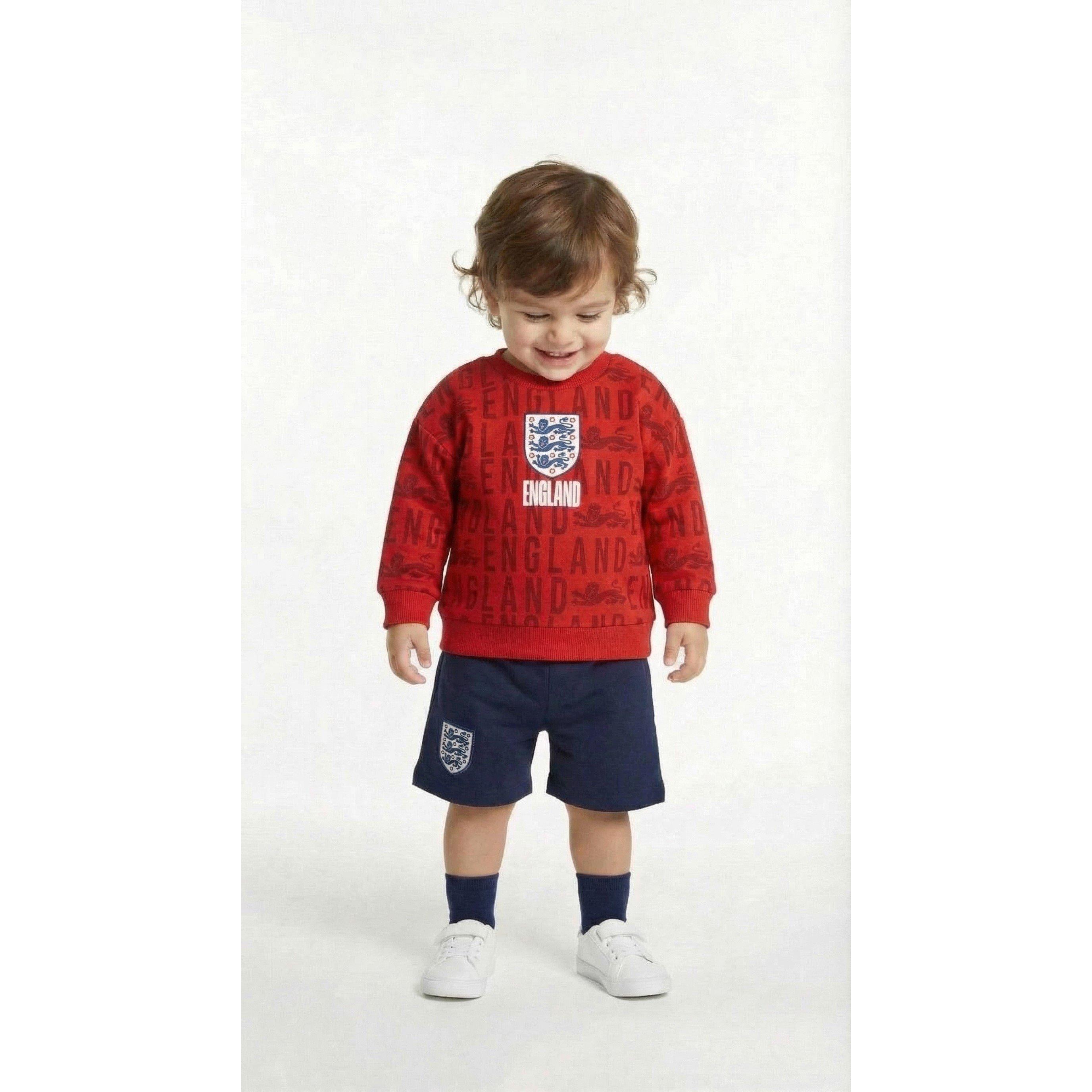Red - Team - England Crew Neck Sweatshirt - 6