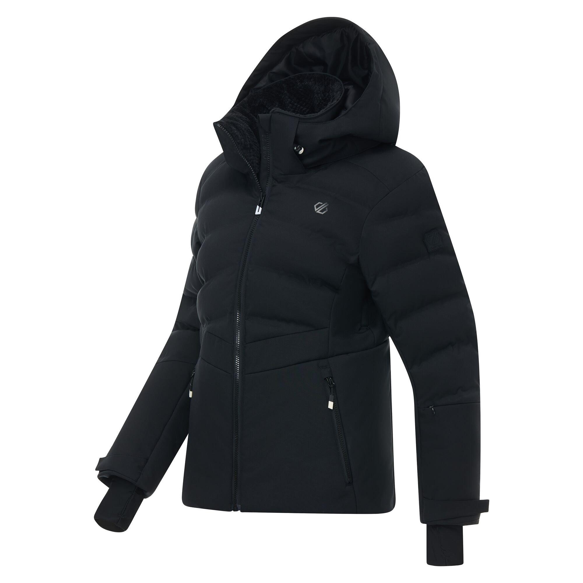 Black - Dare 2b - Womens Gliding II Ski Jacket - 13