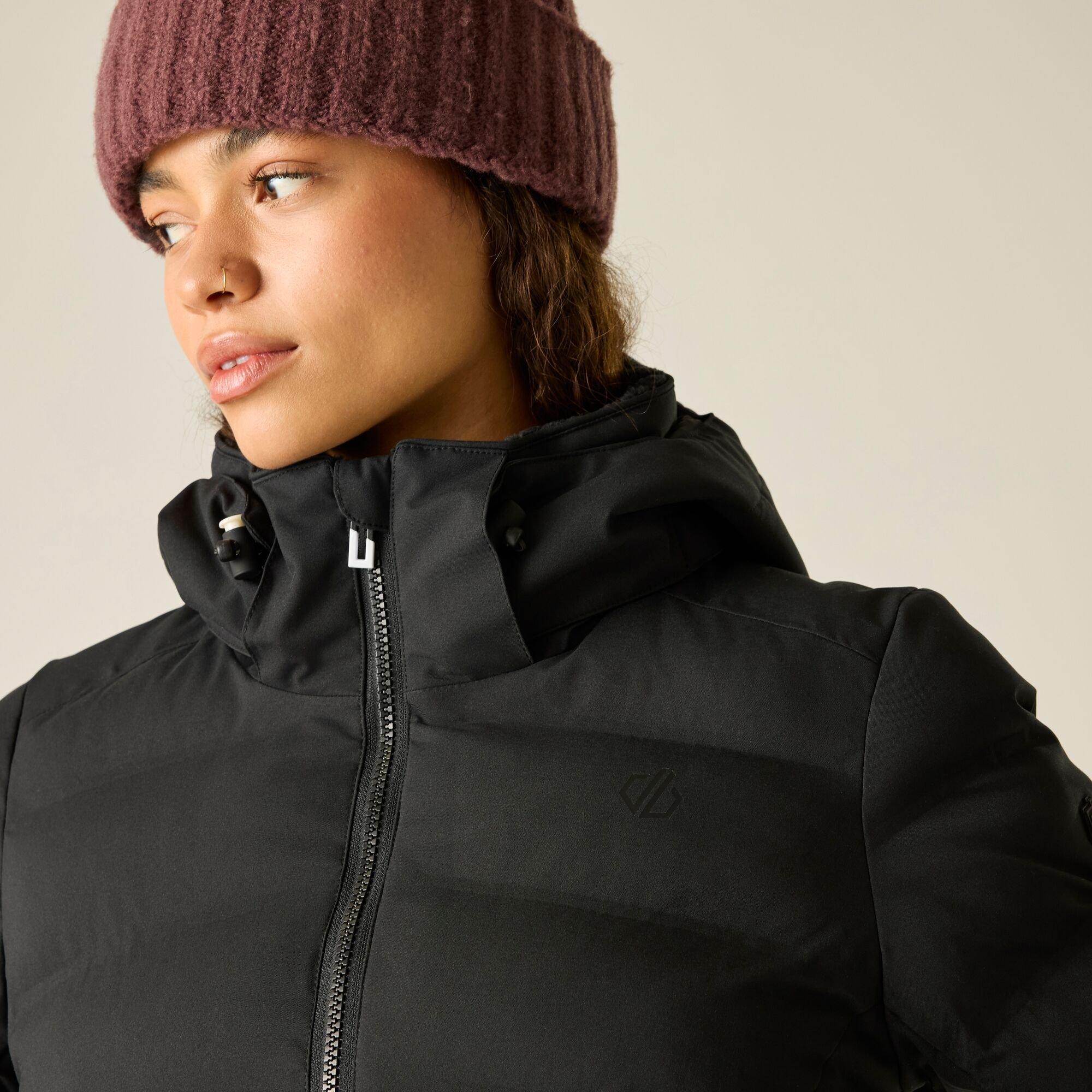 Black - Dare 2b - Womens Gliding II Ski Jacket - 10