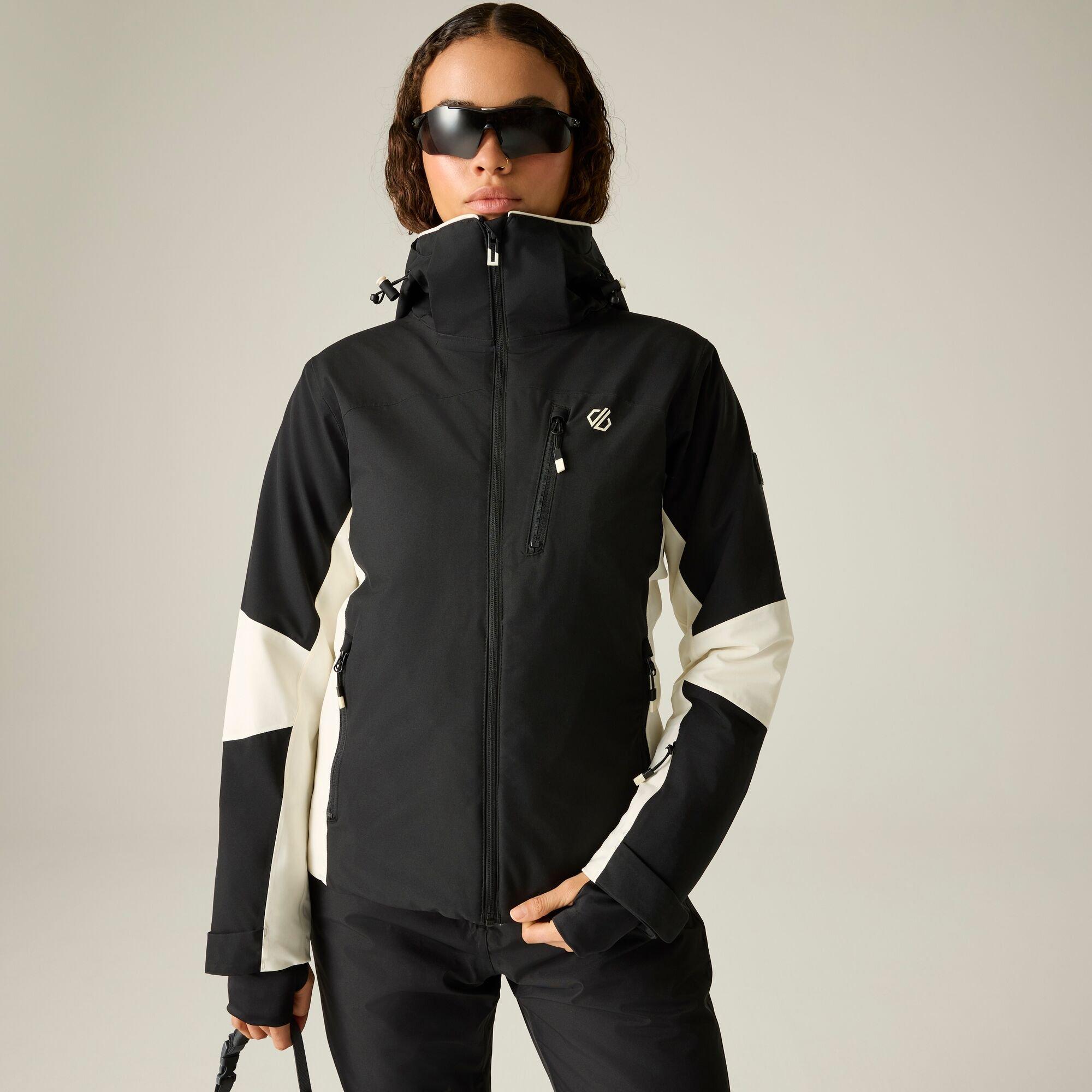 Black/Egret - Dare 2b - Womens Lumi Ski Jacket - 1