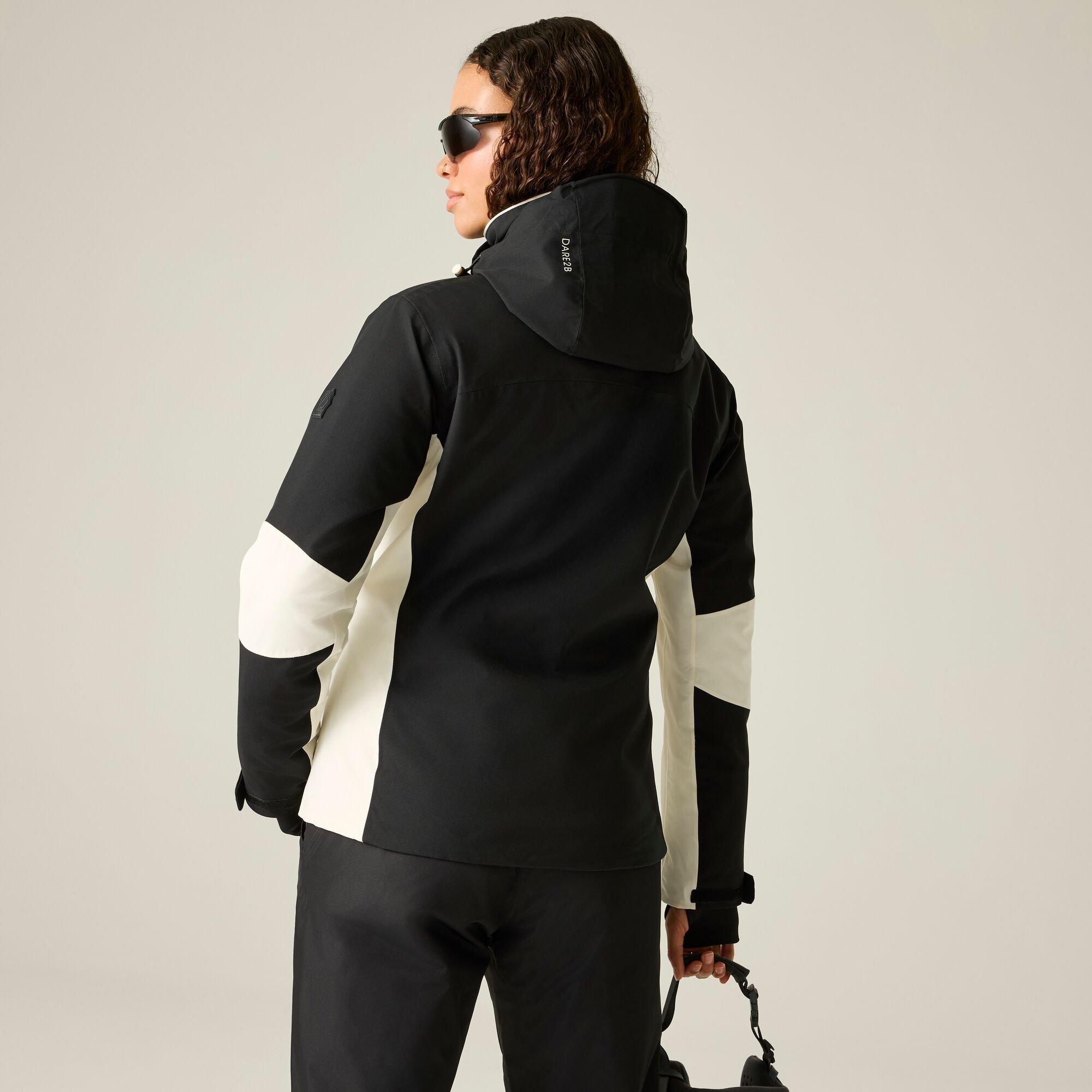 Black/Egret - Dare 2b - Womens Lumi Ski Jacket - 2