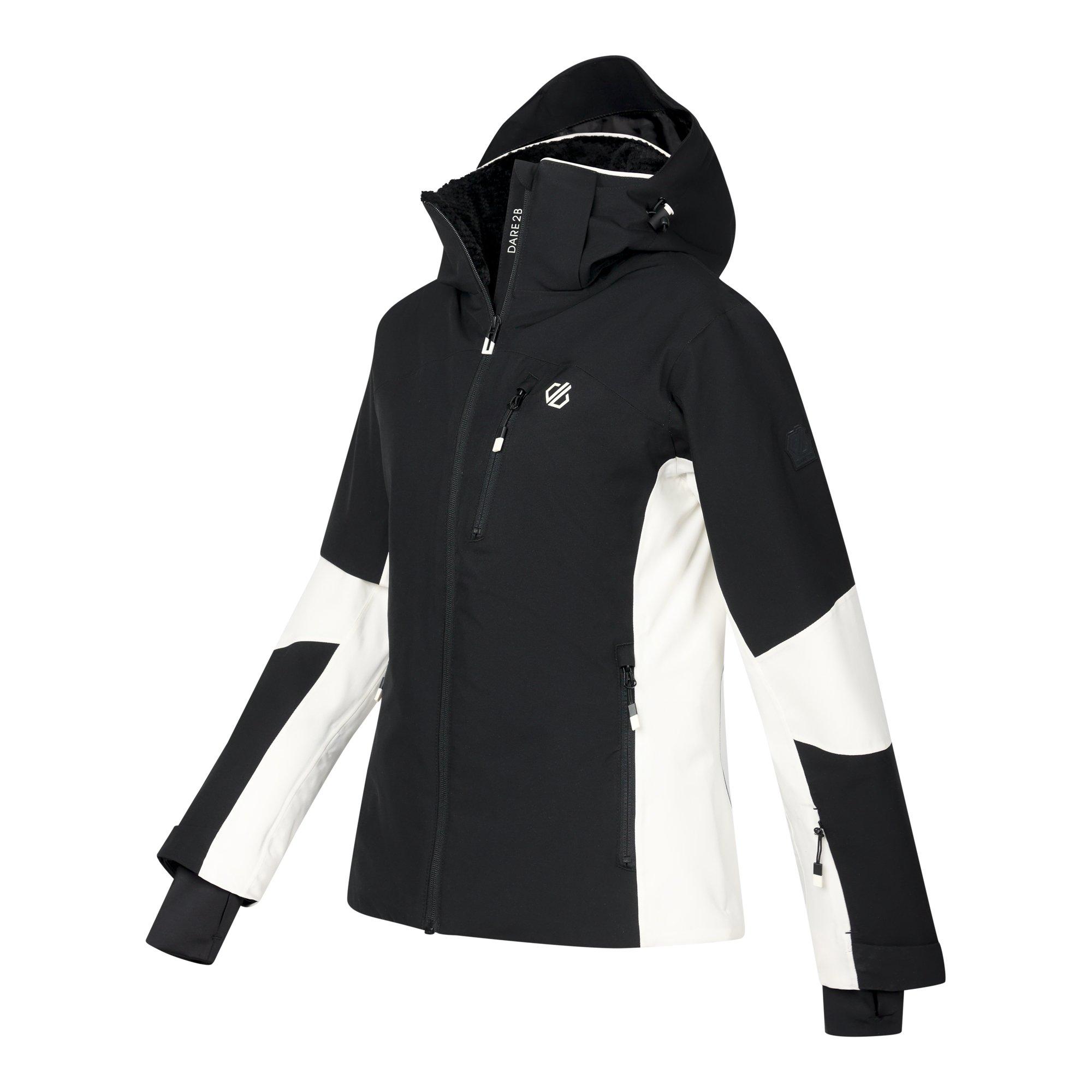 Black/Egret - Dare 2b - Womens Lumi Ski Jacket - 11
