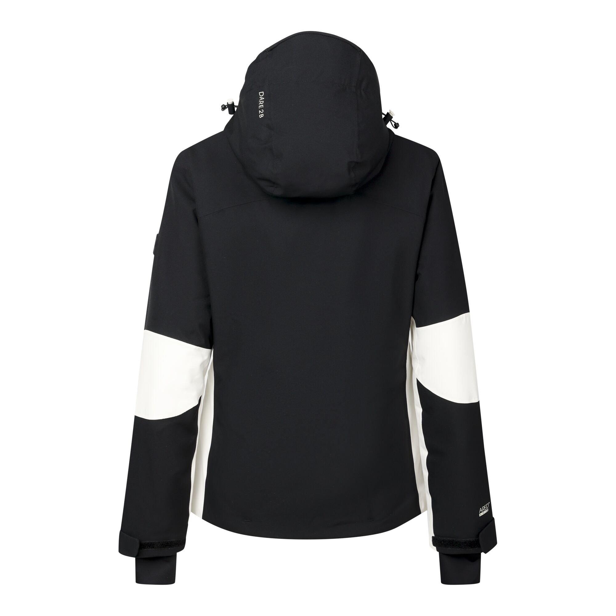 Black/Egret - Dare 2b - Womens Lumi Ski Jacket - 12