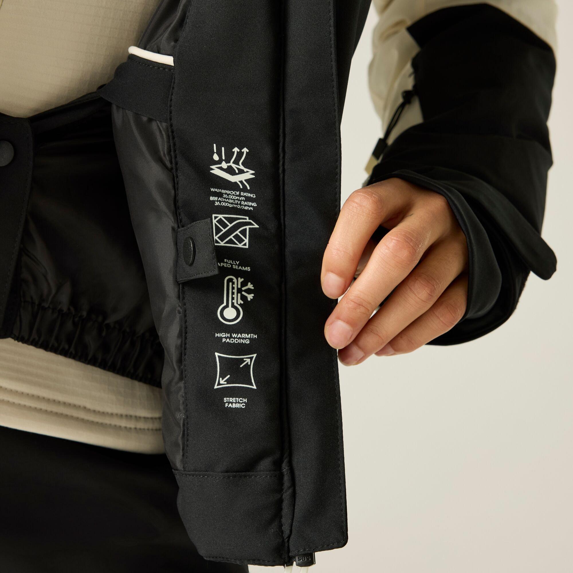 Black/Egret - Dare 2b - Womens Lumi Ski Jacket - 5
