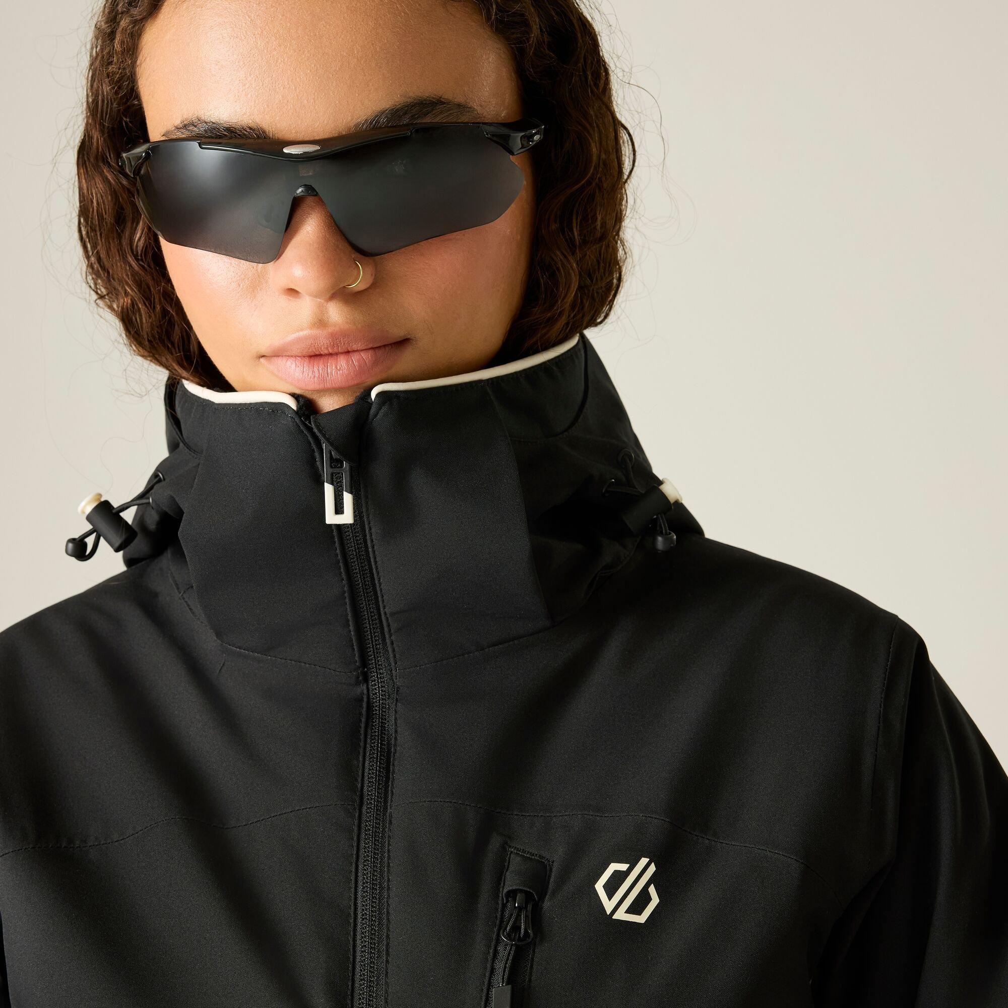 Black/Egret - Dare 2b - Womens Lumi Ski Jacket - 6