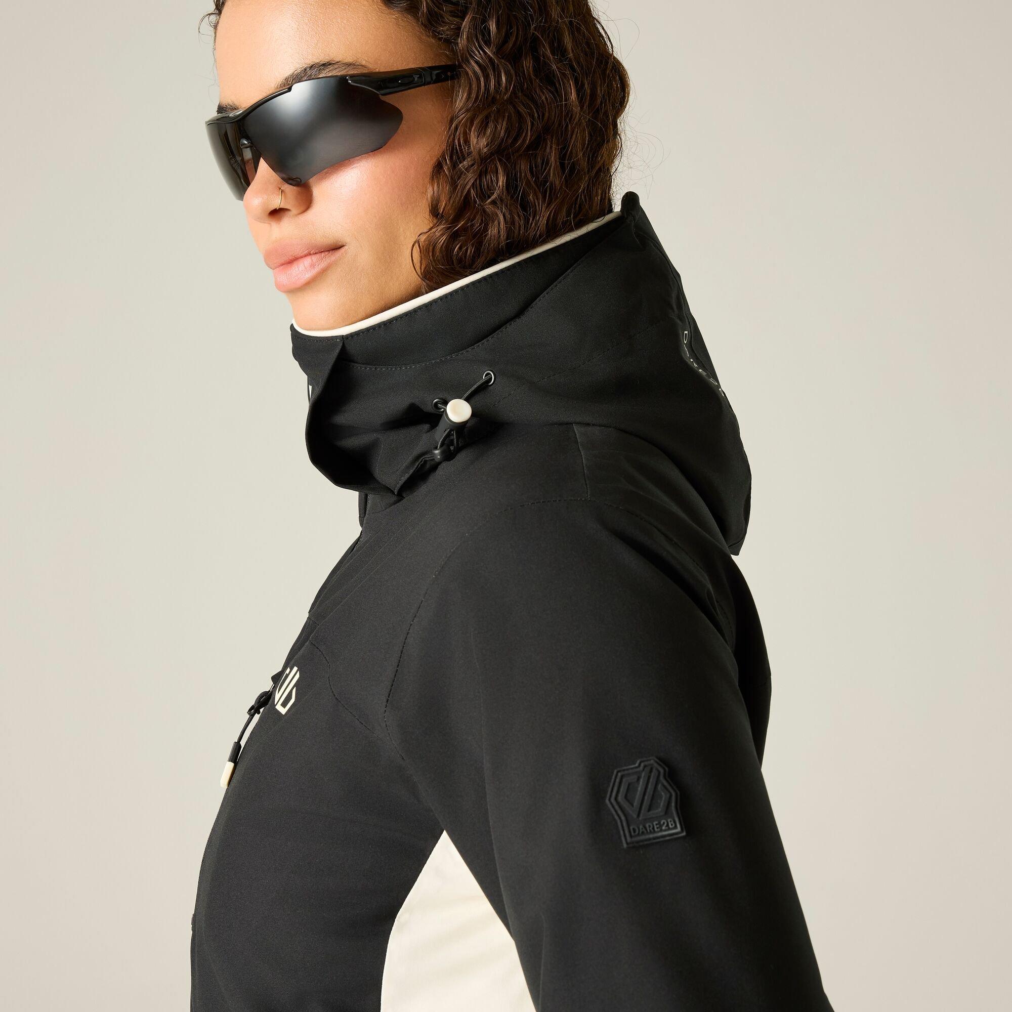 Black/Egret - Dare 2b - Womens Lumi Ski Jacket - 9