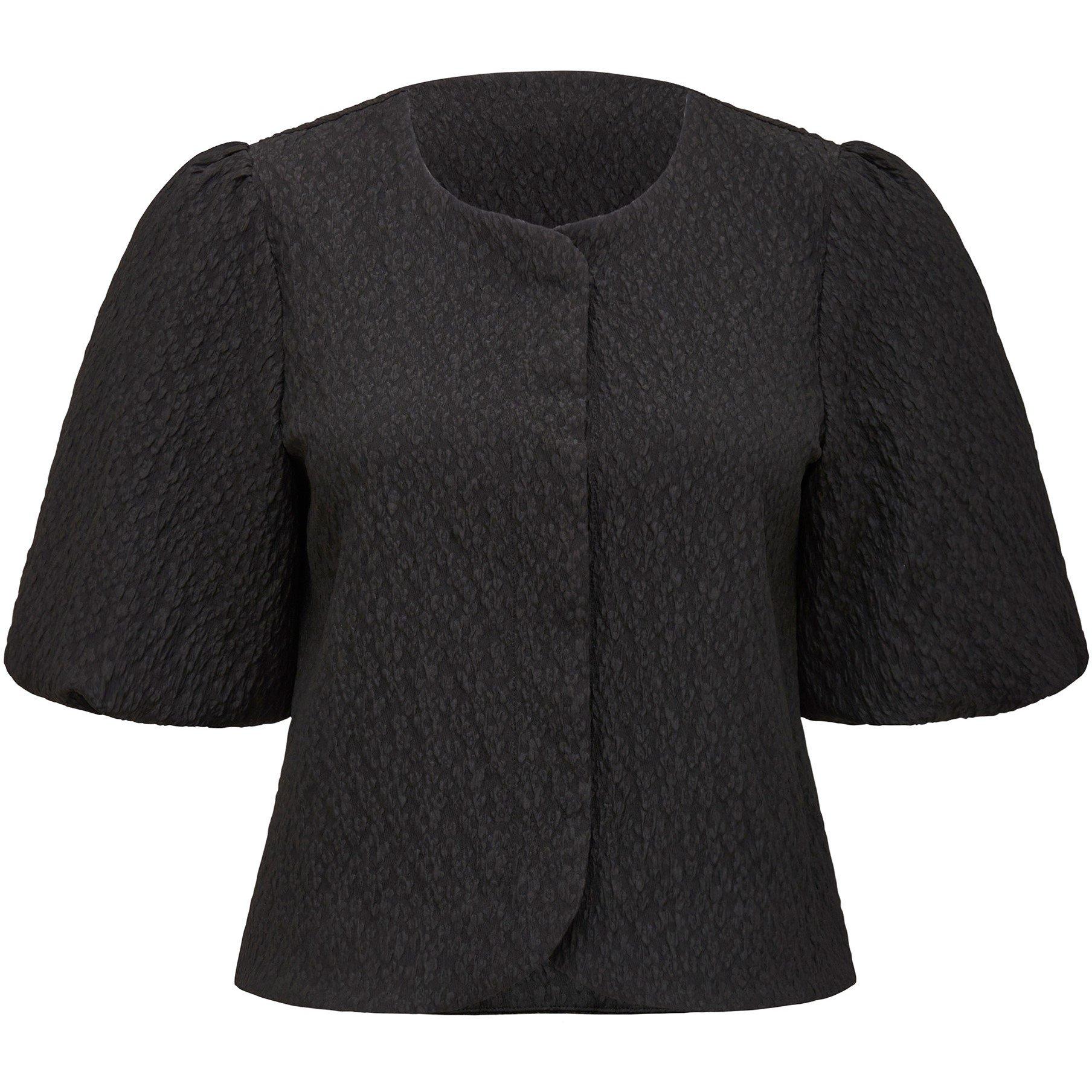 Black - Forever New - Women's Bay Open Front Crop Top - 1