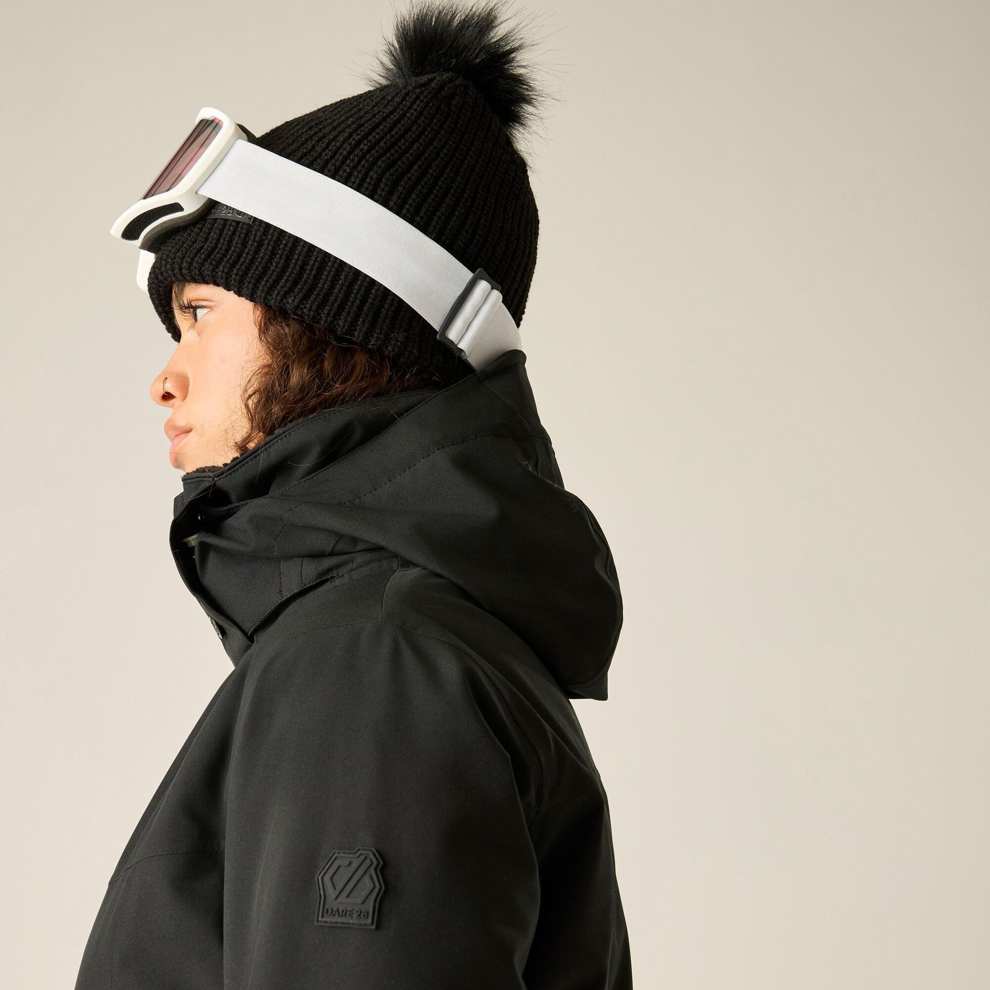 Black - Dare 2b - Womens Flurry III Ski Jacket - 10