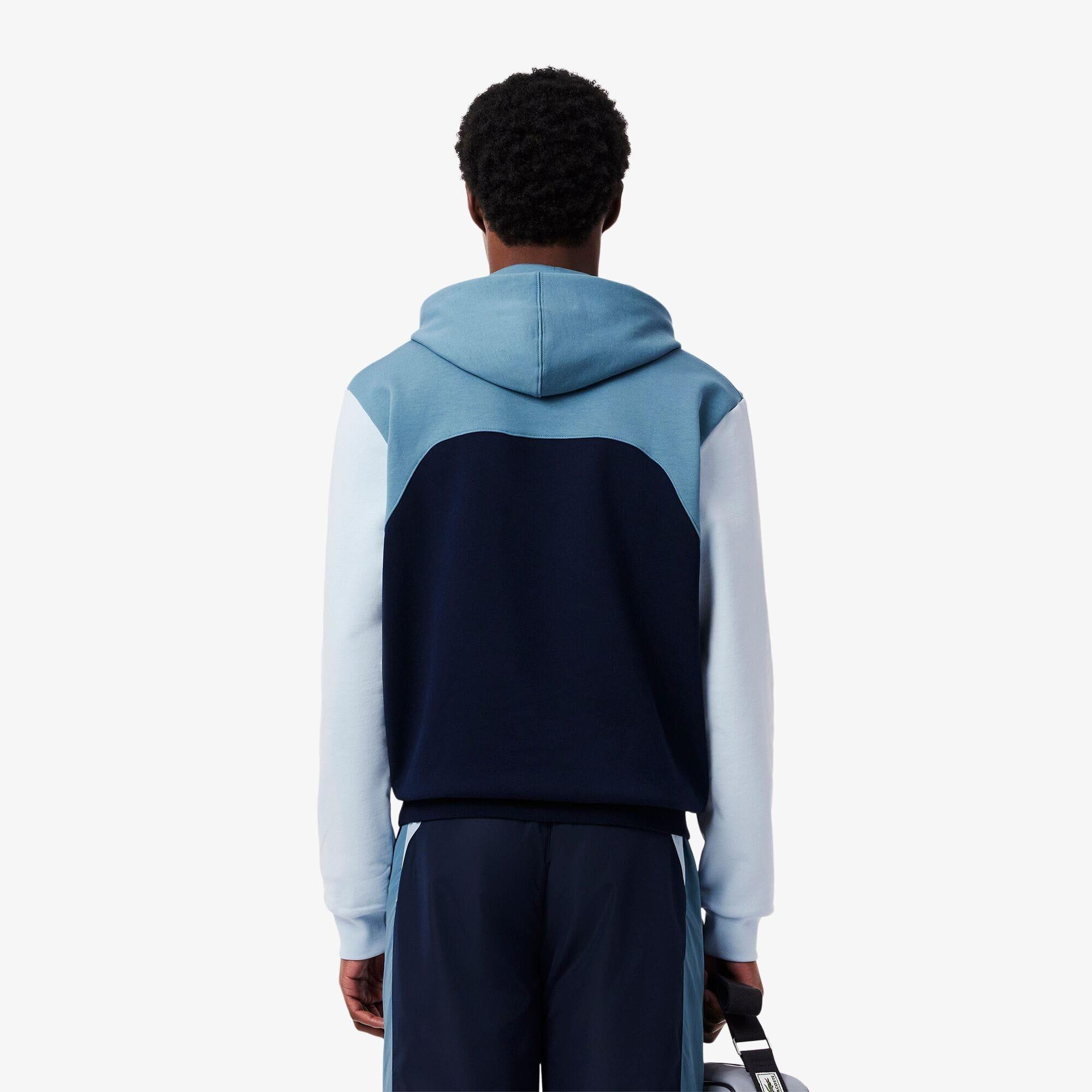 Multi Colour - Lacoste - Classic-Fit Colour Block Hooded Sweatshirt - 3
