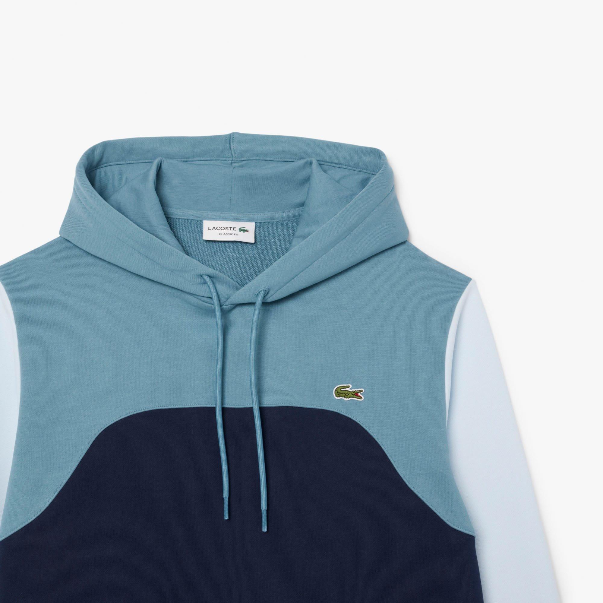 Multi Colour - Lacoste - Classic-Fit Colour Block Hooded Sweatshirt - 5