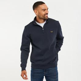 Threadbare #quarterZip Neck Sweatshirt