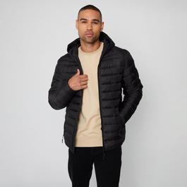 Threadbare Matte Finish Padded Hooded Jacket