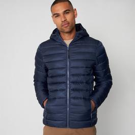 Threadbare Matte Finish Padded Hooded Jacket