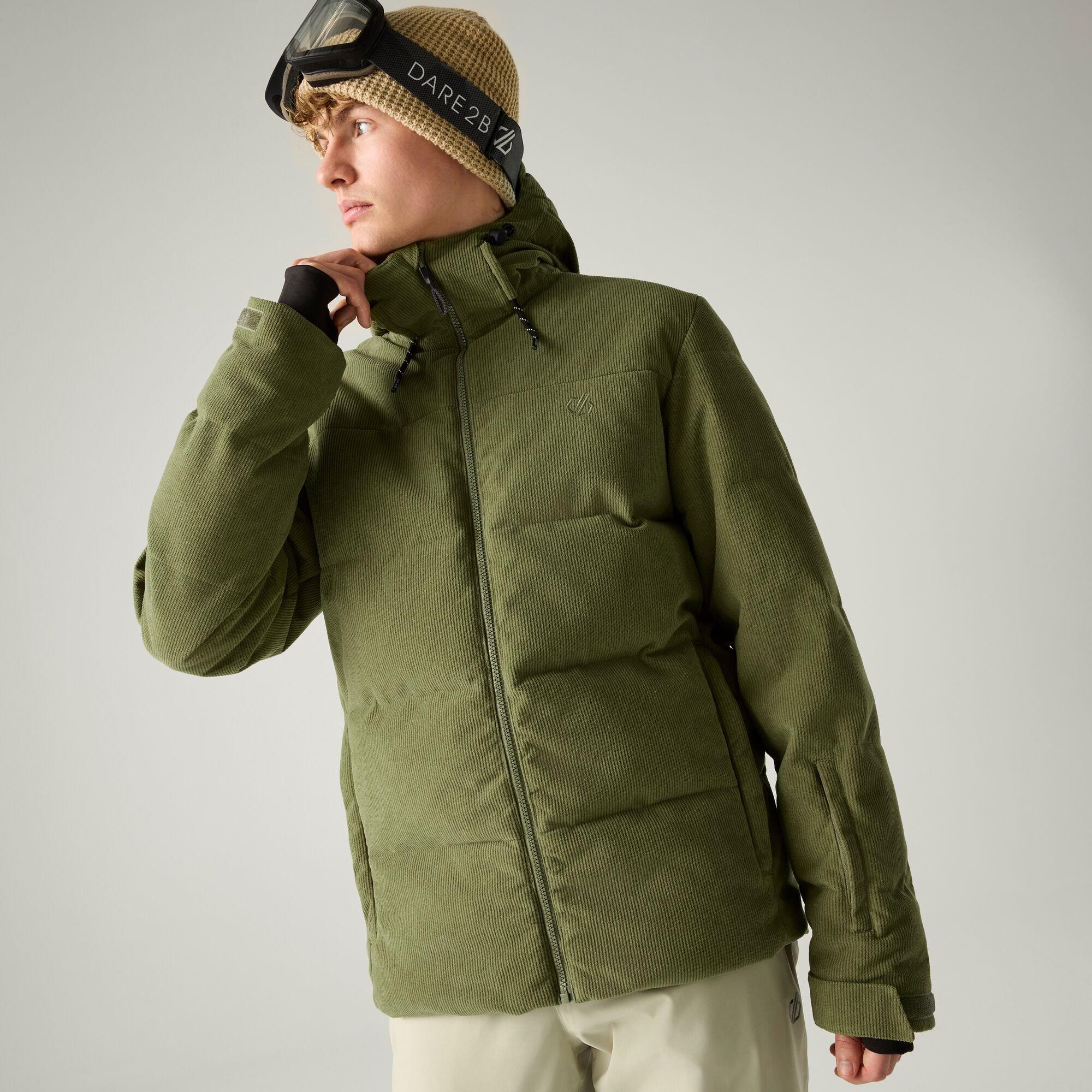 Martini Olive - Dare 2b - Mens Corded Ski Jacket - 1