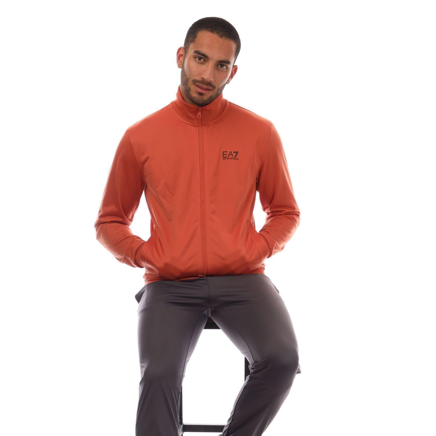 Orange - EA7 - Logo Tracksuit - 4