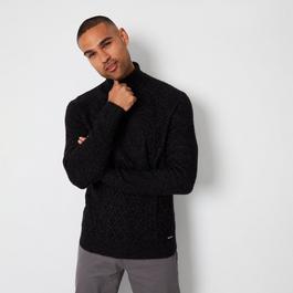 Threadbare Turtle Neck Cable Knit Jumper