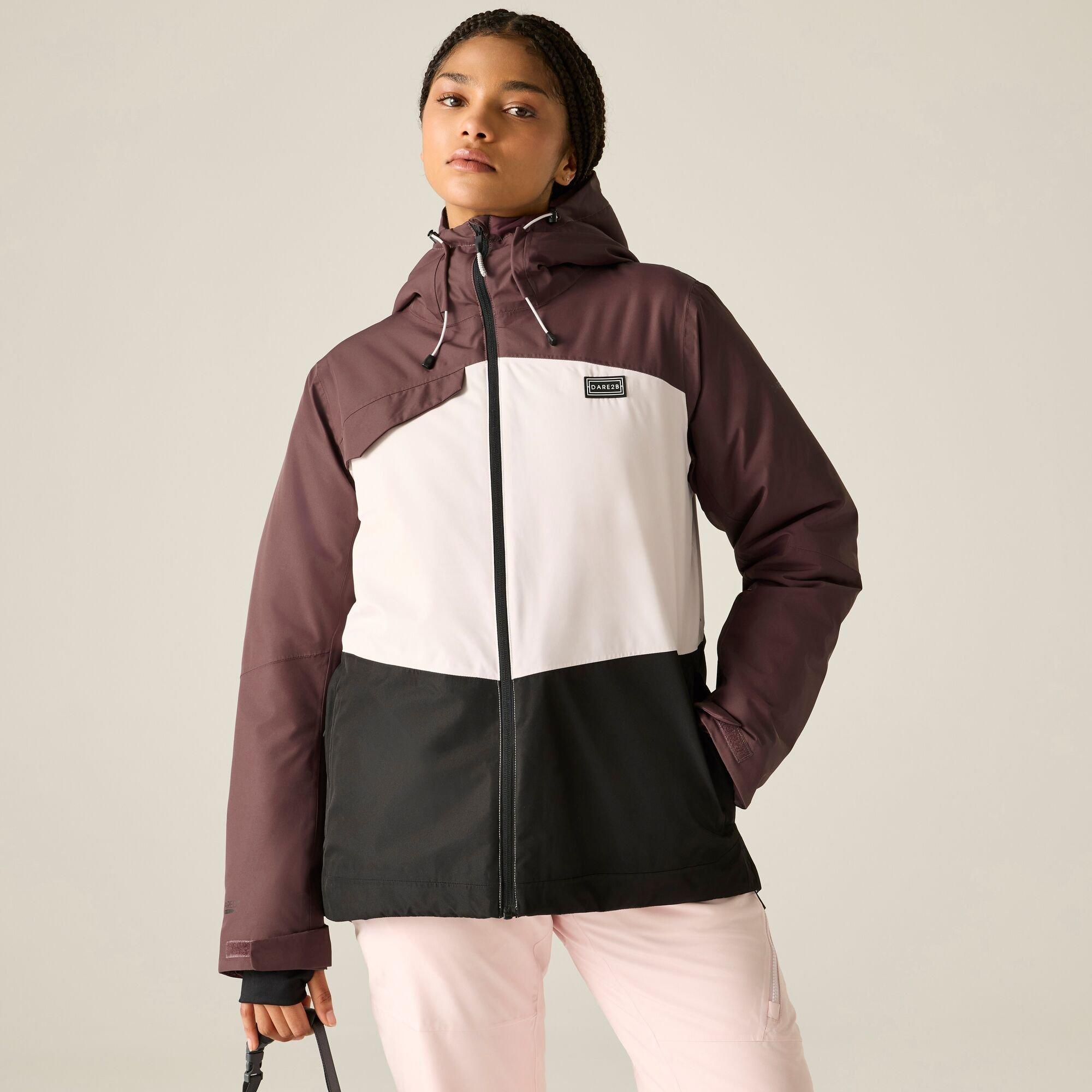 Huckleberry/Pin - Dare 2b - Womens Powder Ski Jacket - 1