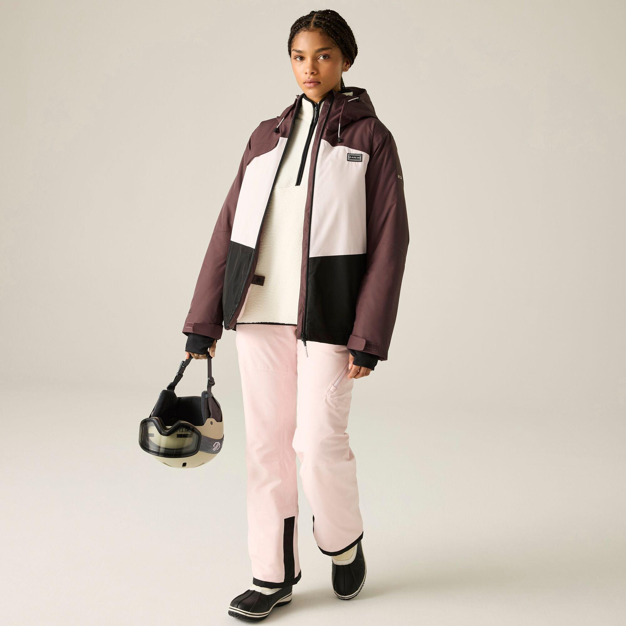 Huckleberry/Pin - Dare 2b - Womens Powder Ski Jacket - 3