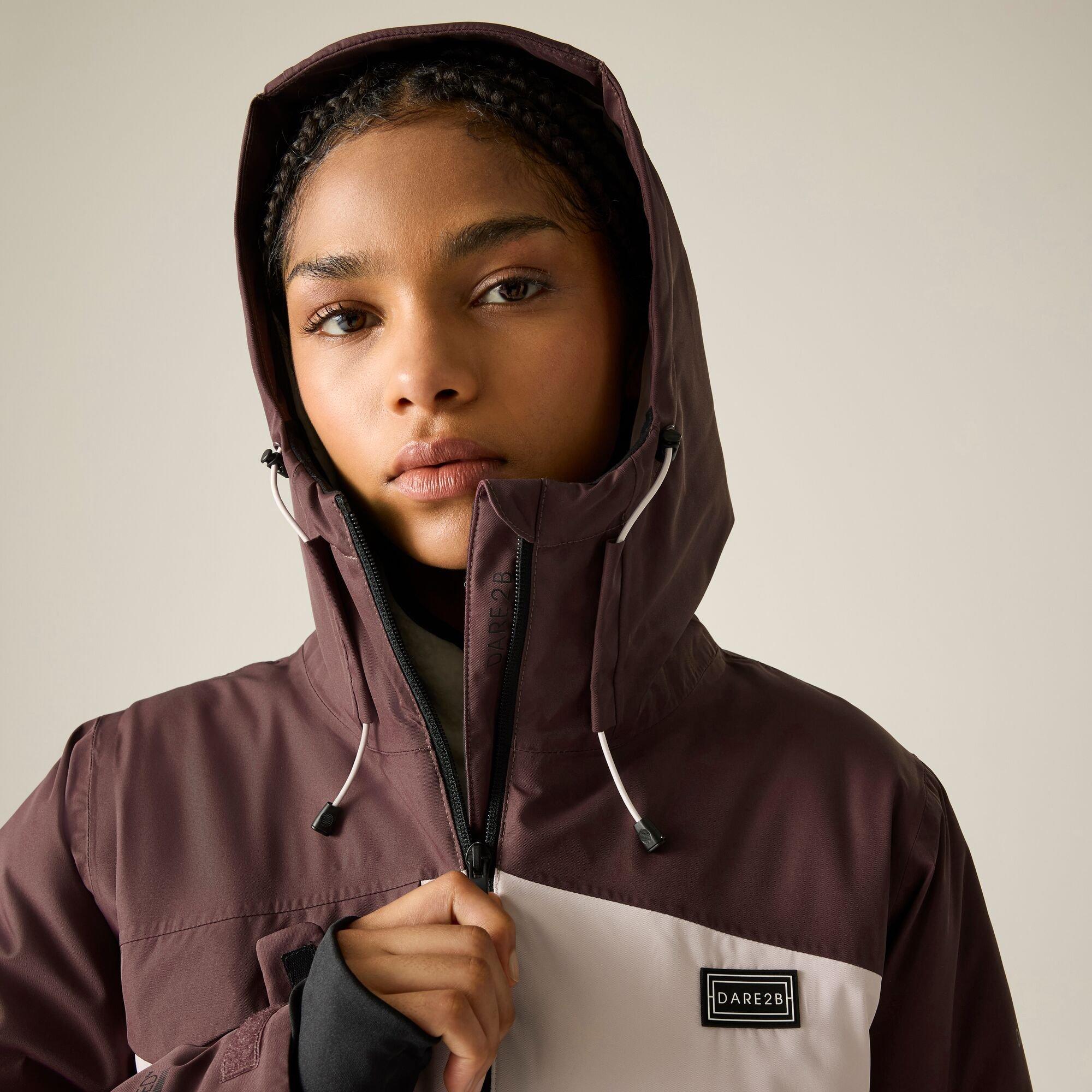 Huckleberry/Pin - Dare 2b - Womens Powder Ski Jacket - 9