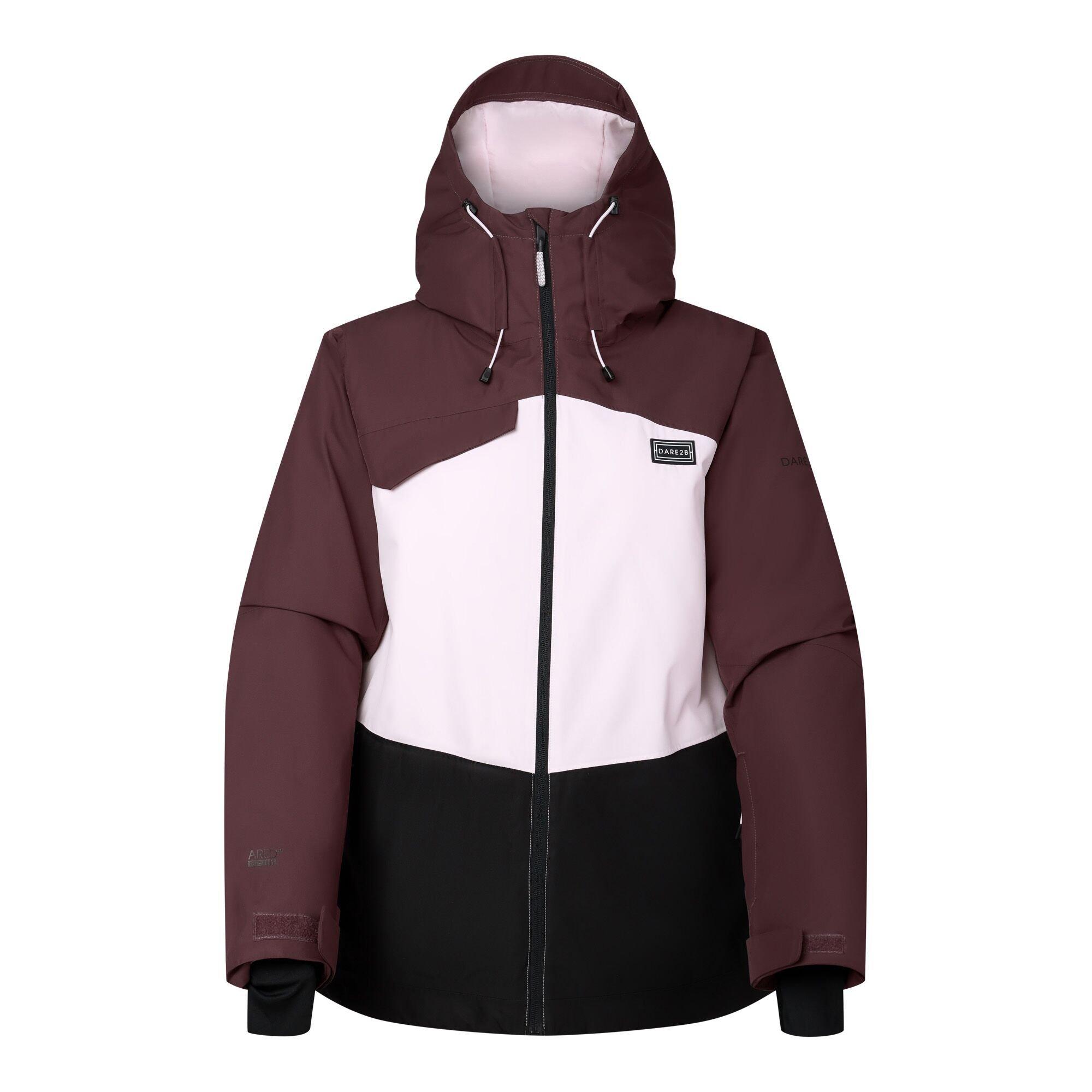 Huckleberry/Pin - Dare 2b - Womens Powder Ski Jacket - 10