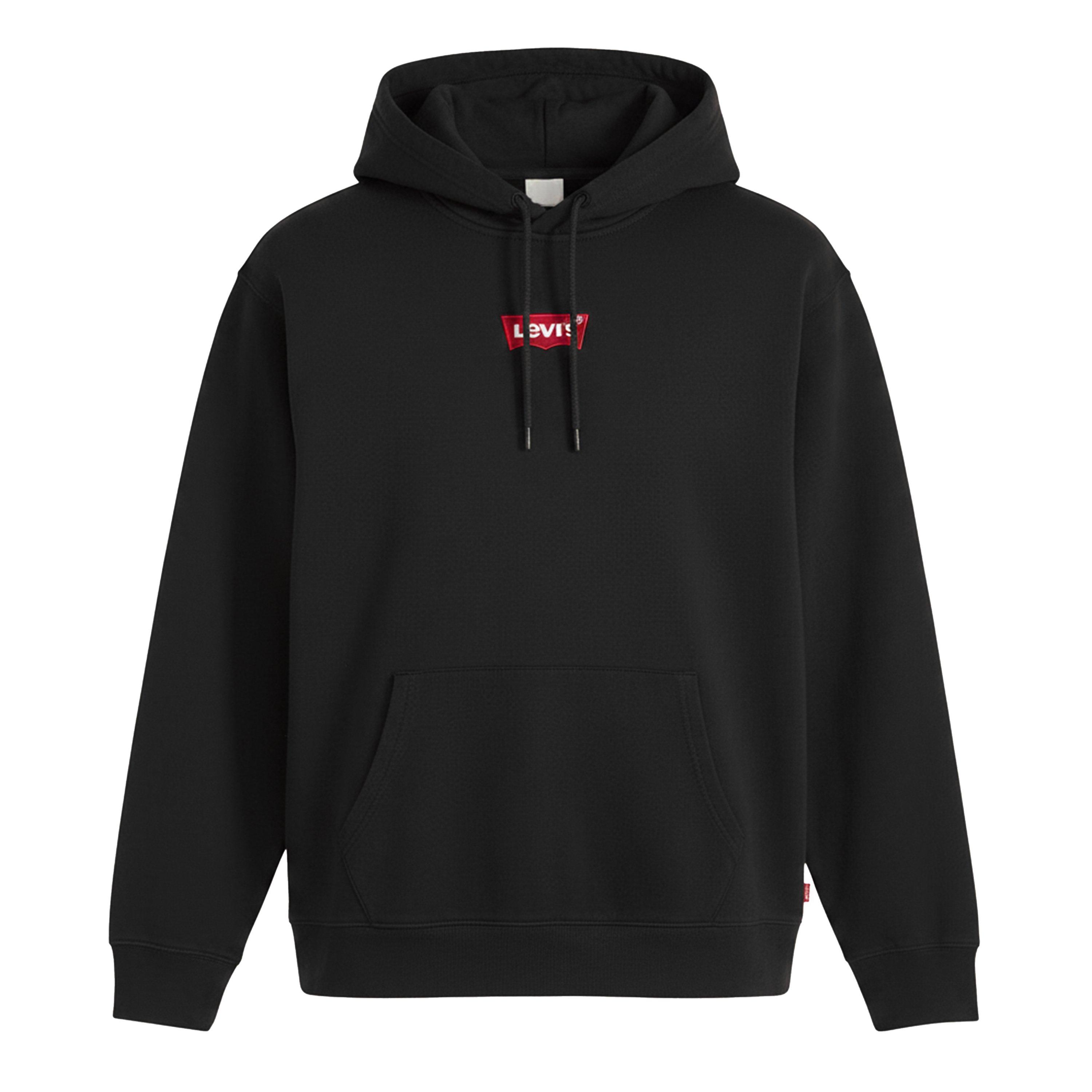 Black - Levis - Relaxed Batwing Hoody - 1