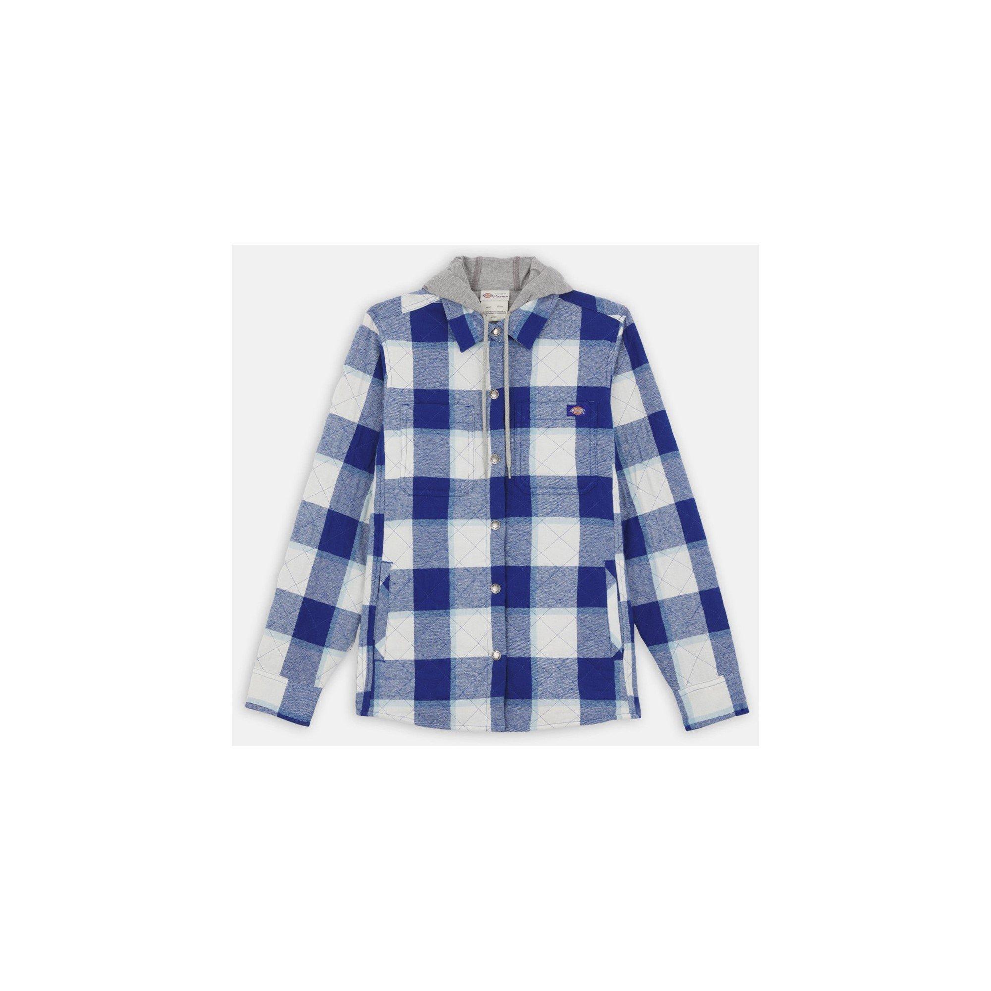 Surf Blue - Dickies - Flannel Shirt Jacket - 3