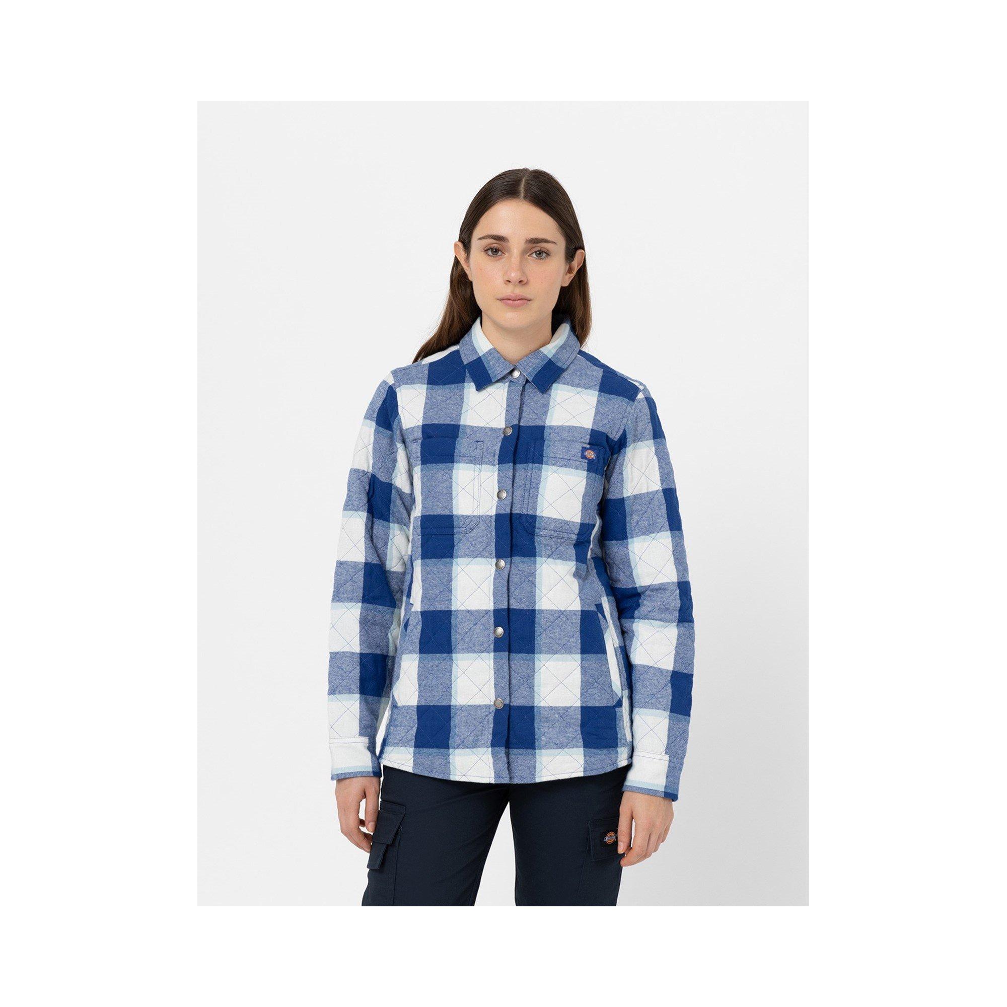 Surf Blue - Dickies - Flannel Shirt Jacket - 4