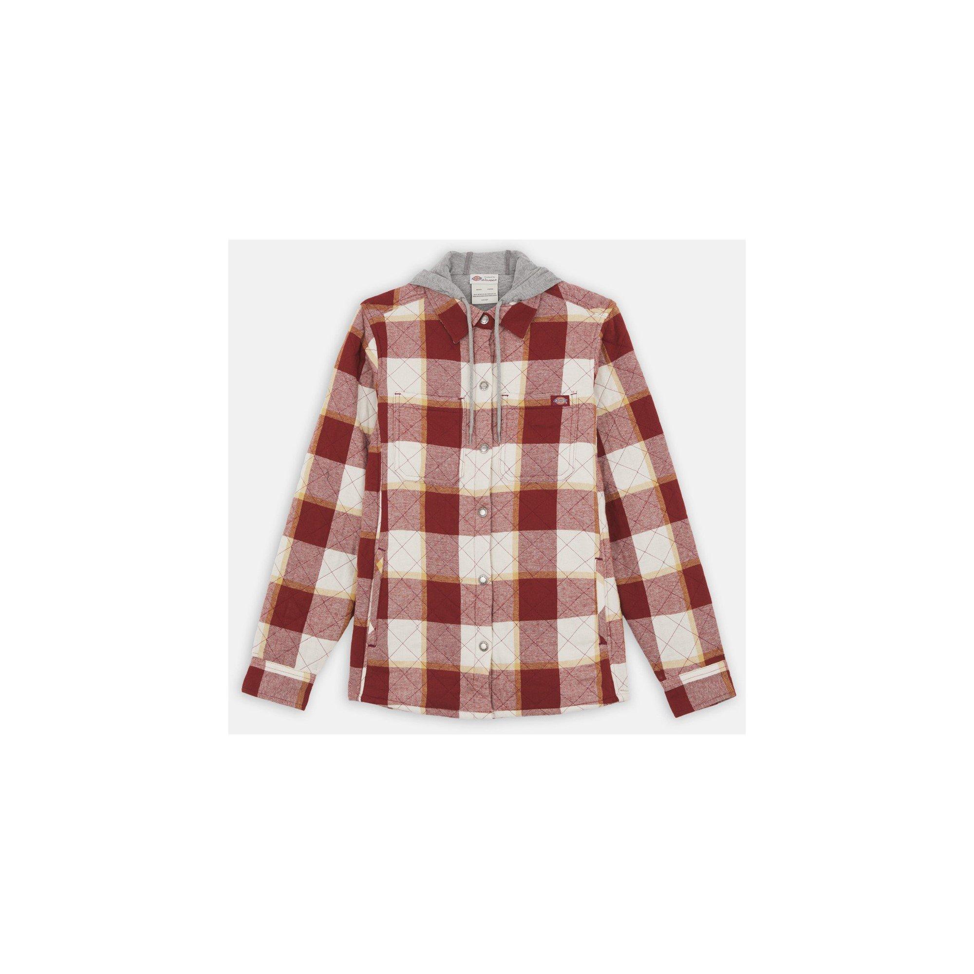 Fired Brick - Dickies - Flannel Shirt Jacket - 3