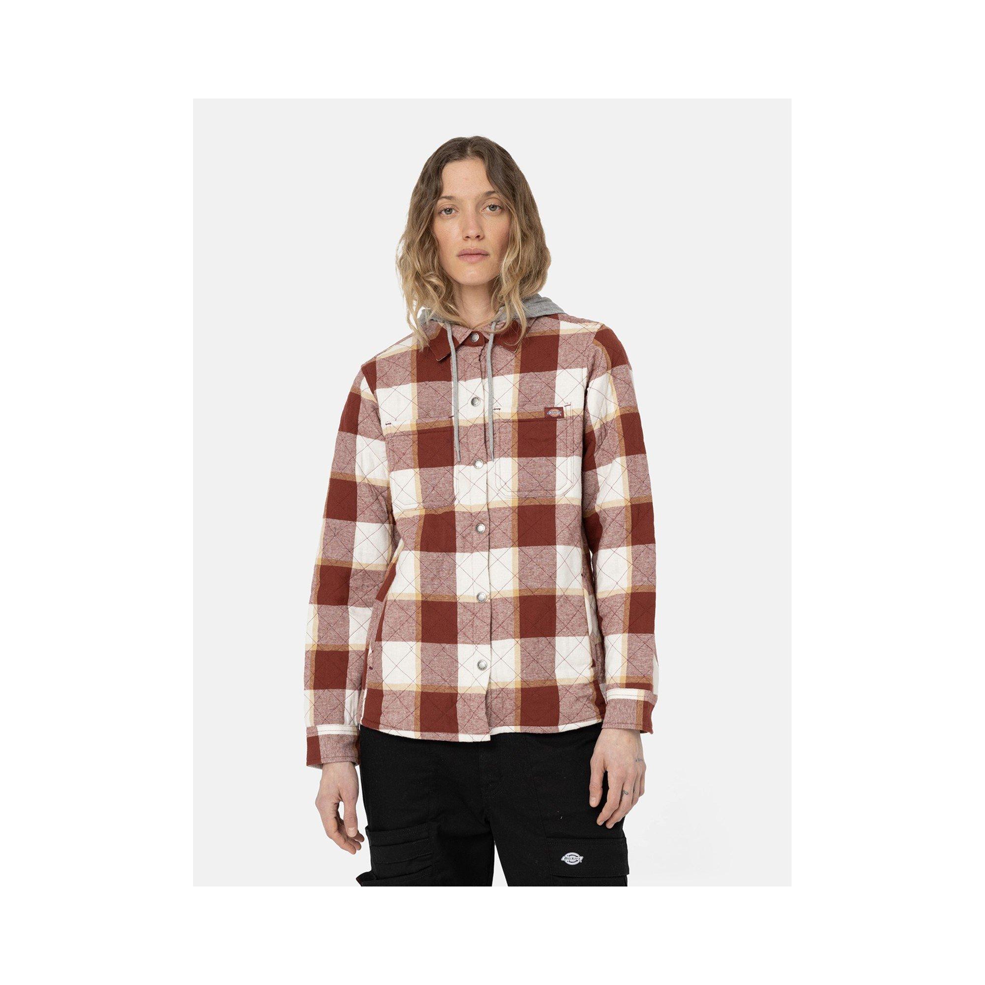 Fired Brick - Dickies - Flannel Shirt Jacket - 4