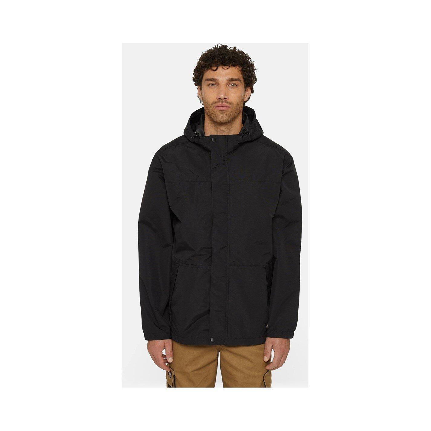 Black - Dickies - Waterproof Rain Jacket - 1