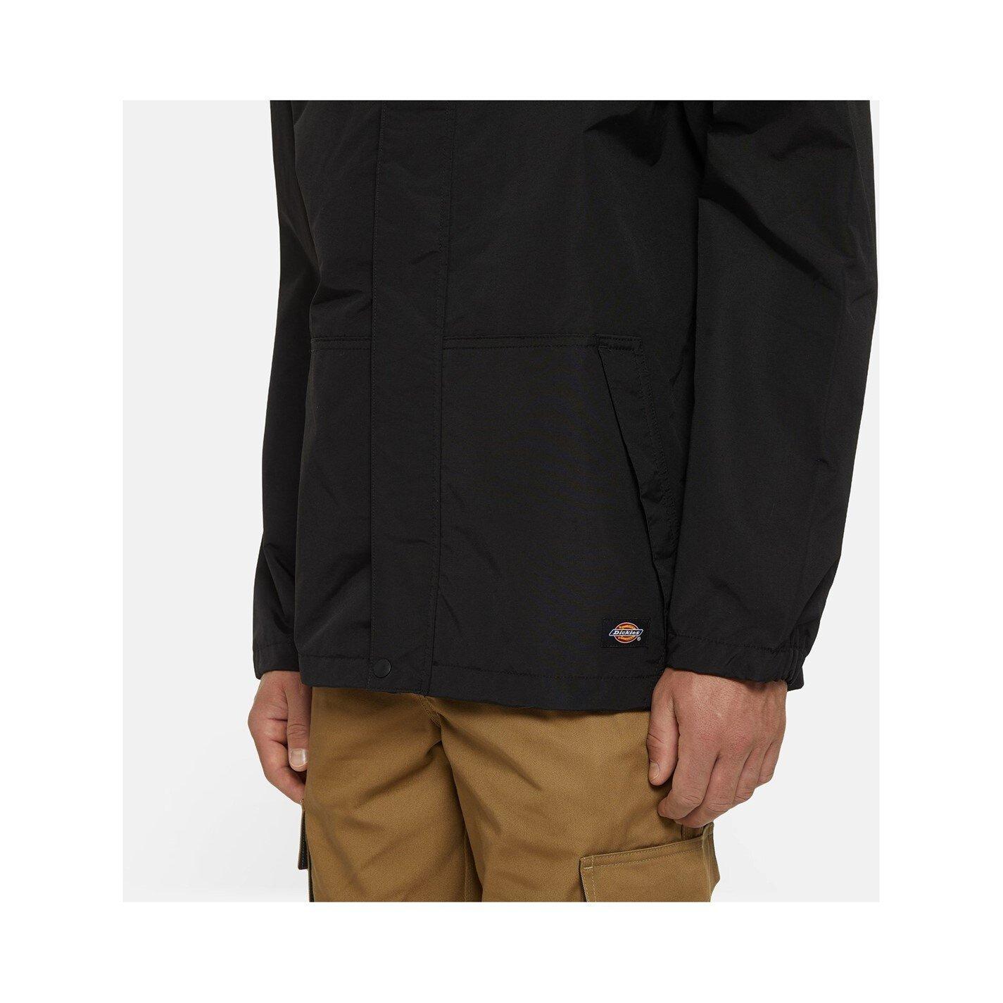 Black - Dickies - Waterproof Rain Jacket - 5