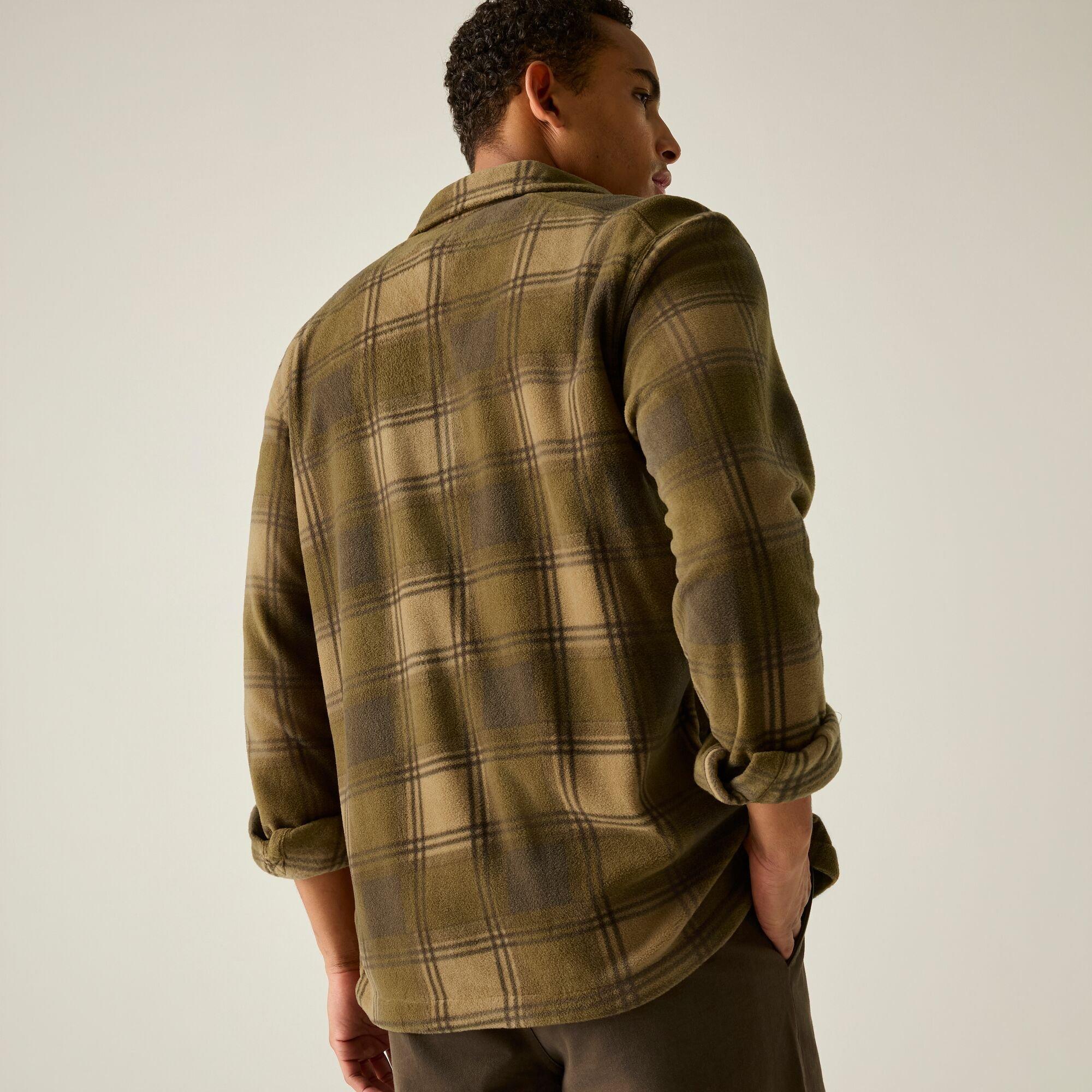 Rich Tan/Ground - Regatta - Mens Frankie Fleece Shirt - 3