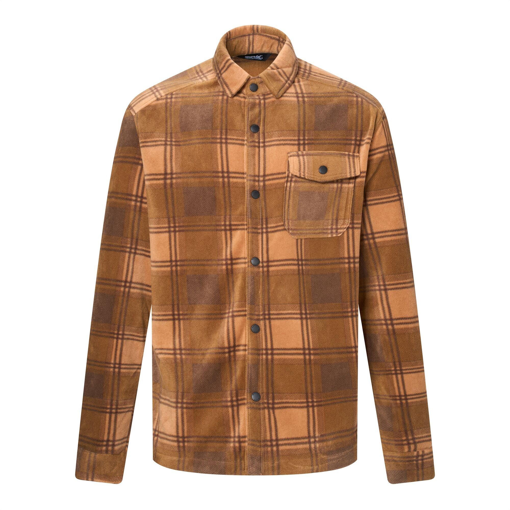 Rich Tan/Ground - Regatta - Mens Frankie Fleece Shirt - 7