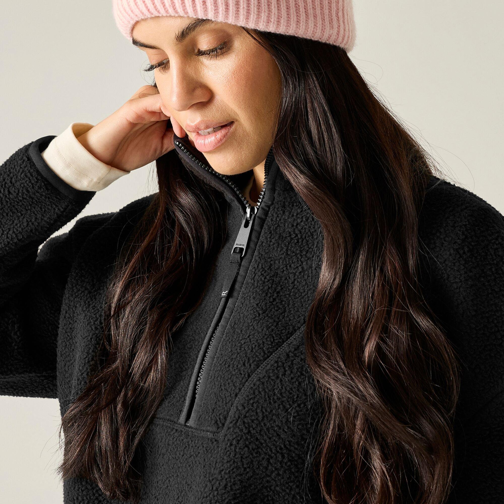 Black - Regatta - Womens Frankie Borg Longline Fleece - 11