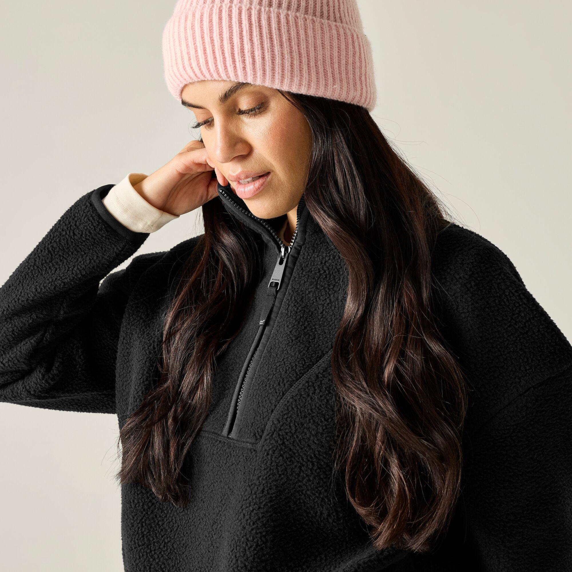 Black - Regatta - Womens Frankie Borg Longline Fleece - 5
