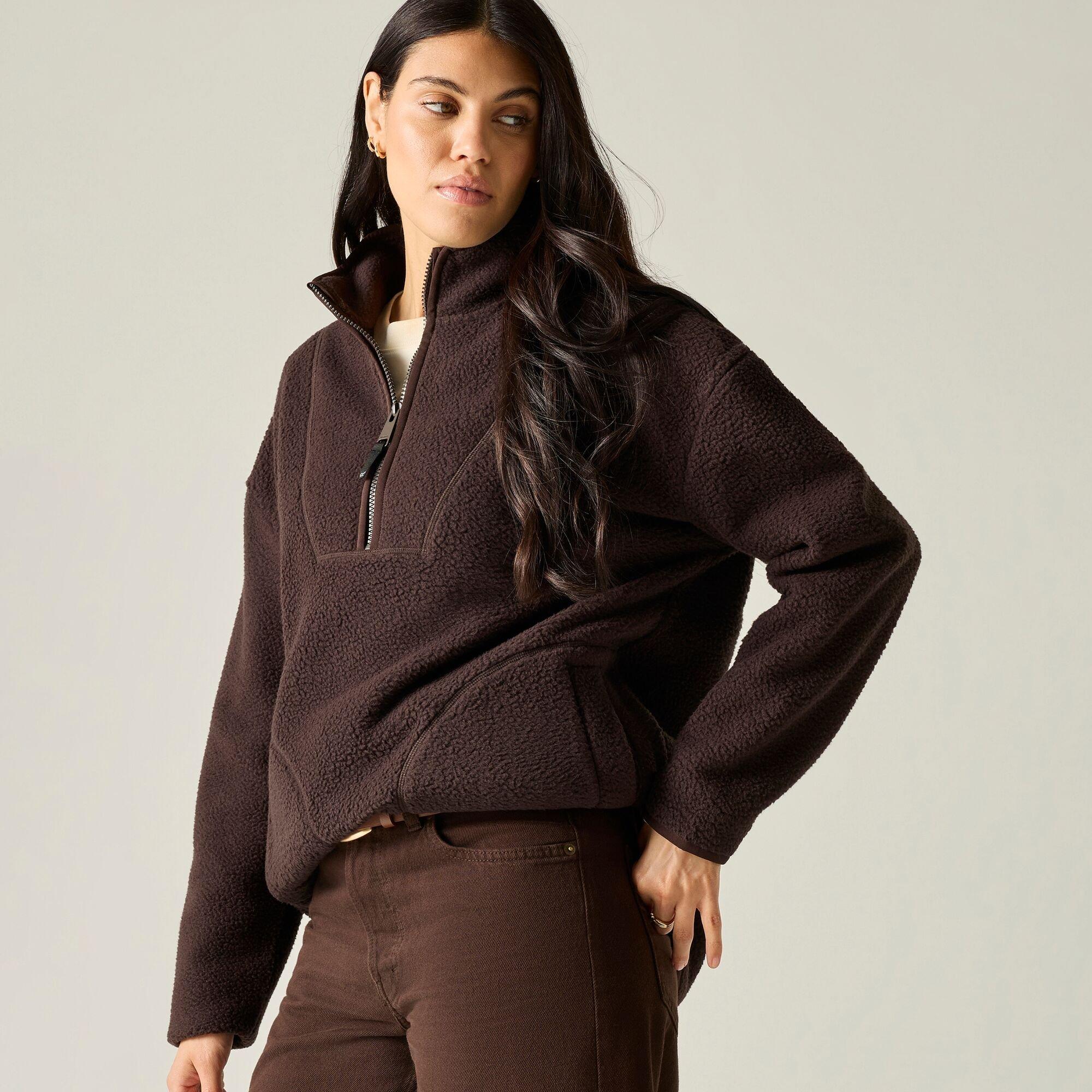 Dark Chocolate - Regatta - Womens Frankie Borg Longline Fleece - 6