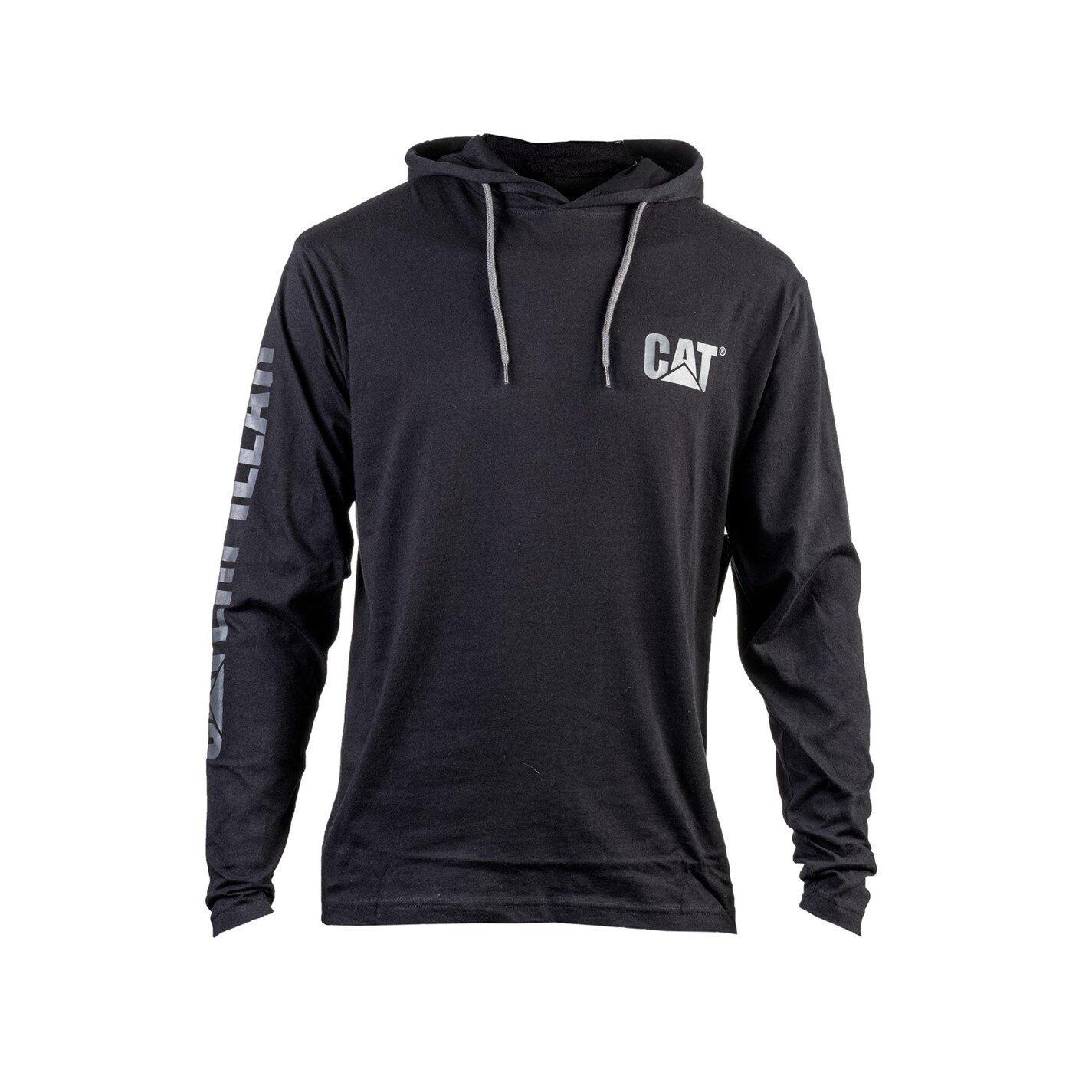 Black - Caterpillar - Hooded Long Sleeve Tee - 3