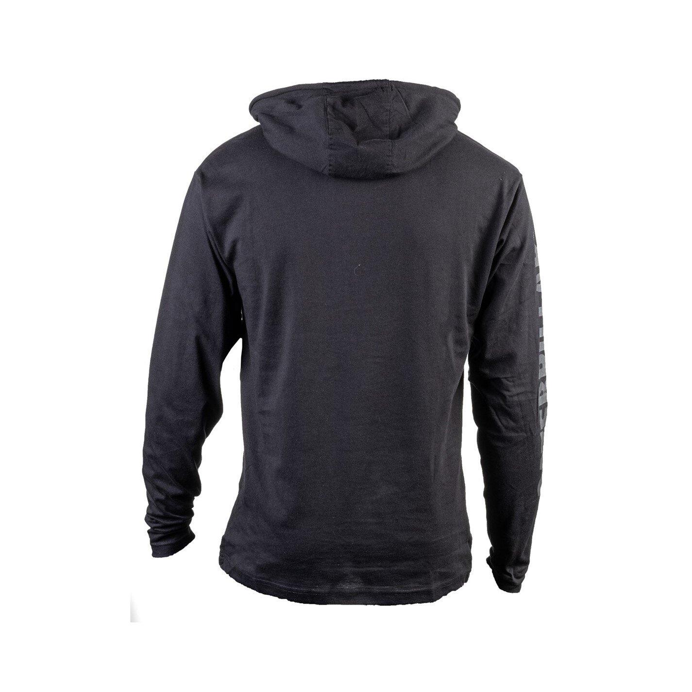 Black - Caterpillar - Hooded Long Sleeve Tee - 4