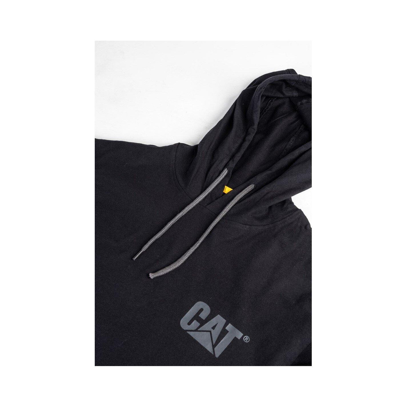 Black - Caterpillar - Hooded Long Sleeve Tee - 6