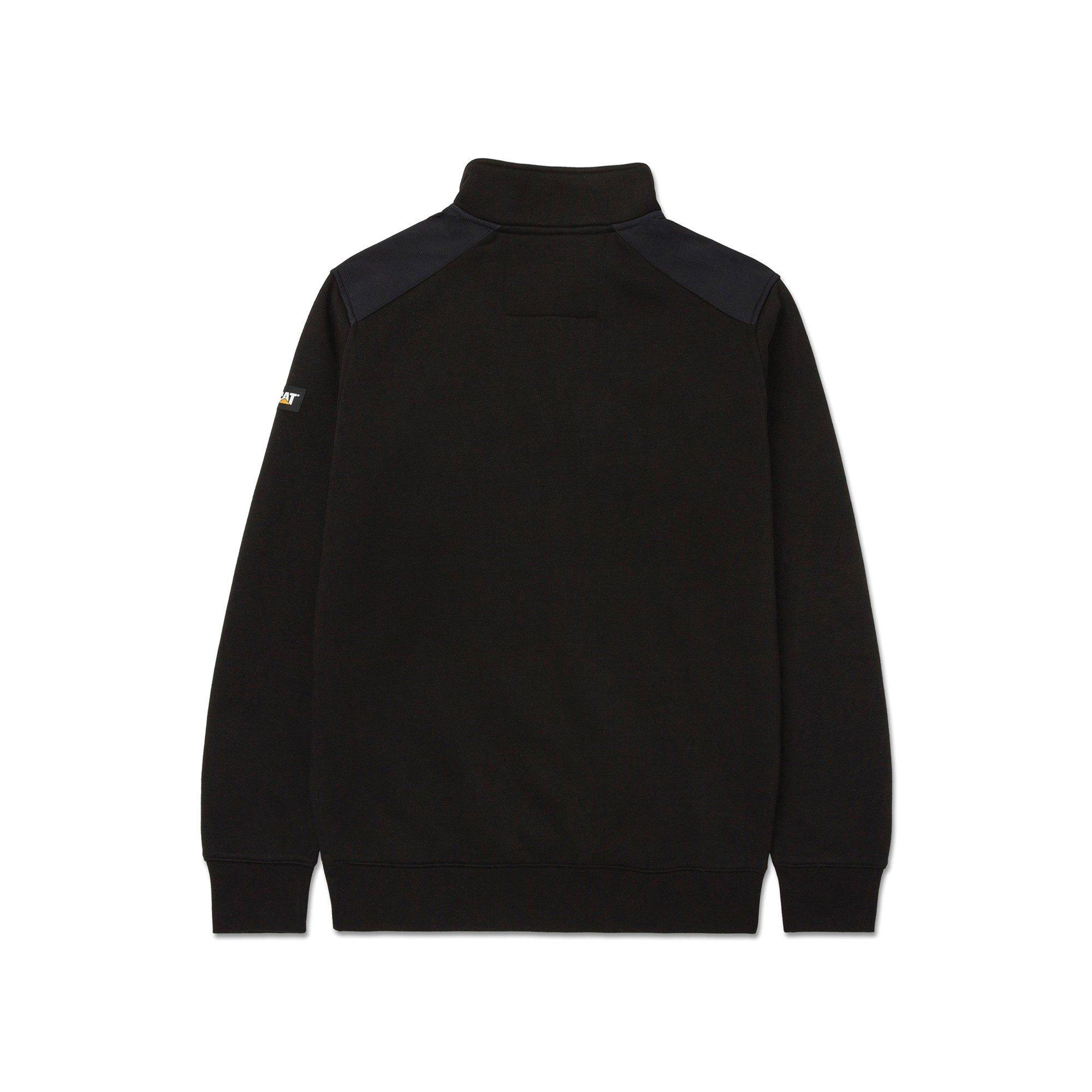 Black - Caterpillar - Essential 1/4 Zip Sweatshirt - 2