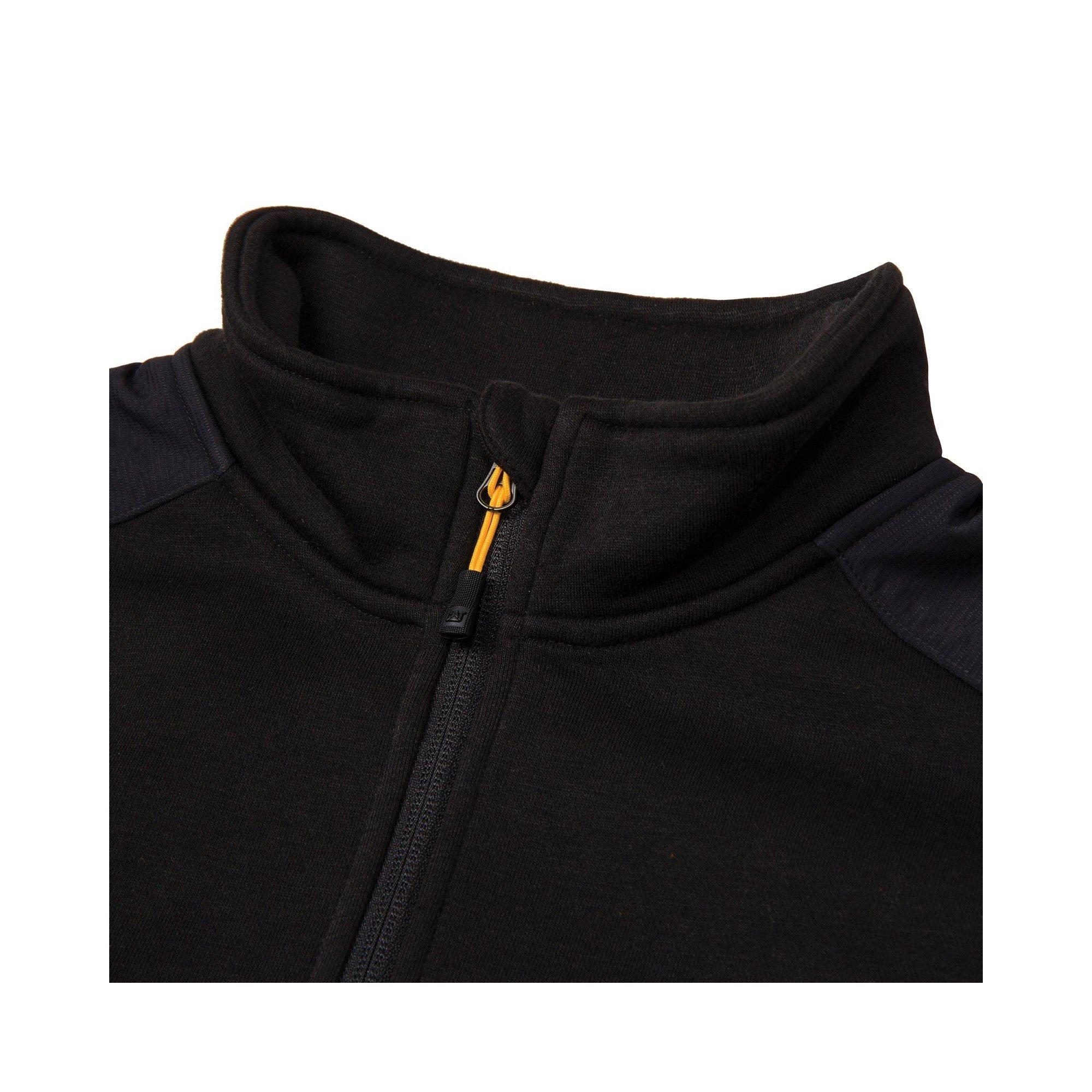 Black - Caterpillar - Essential 1/4 Zip Sweatshirt - 3