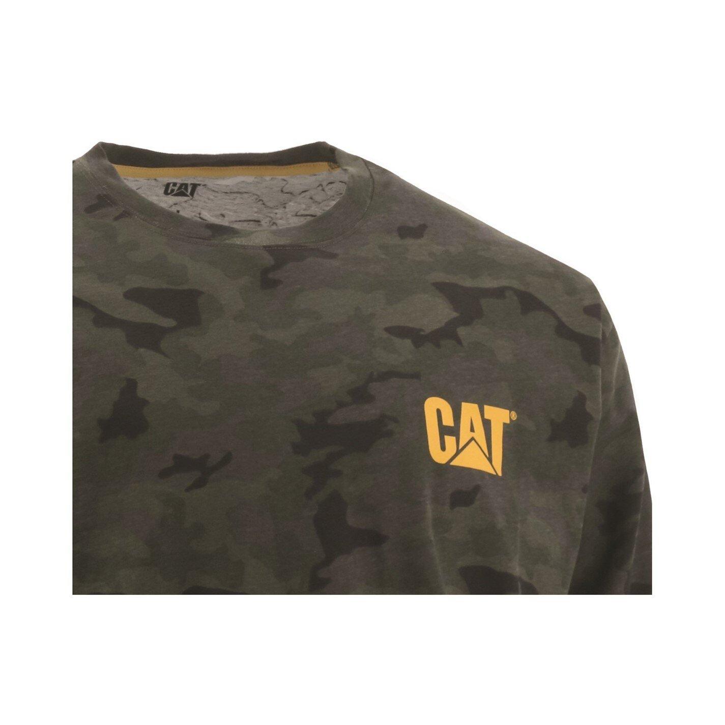 Night Camo - Caterpillar - Trademark Banner Long Sleeve Tee - 3