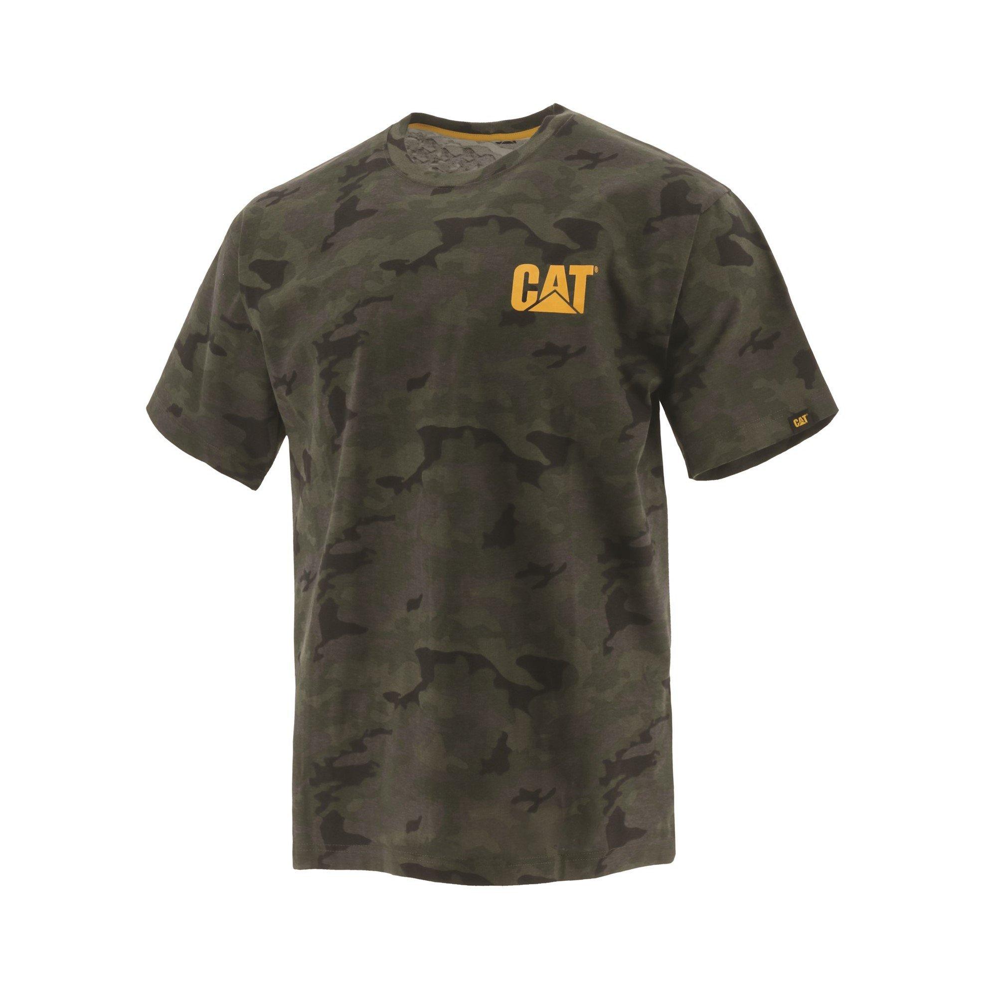 Night Camo - Caterpillar - CAT Graphic T-Shirt Mens - 2