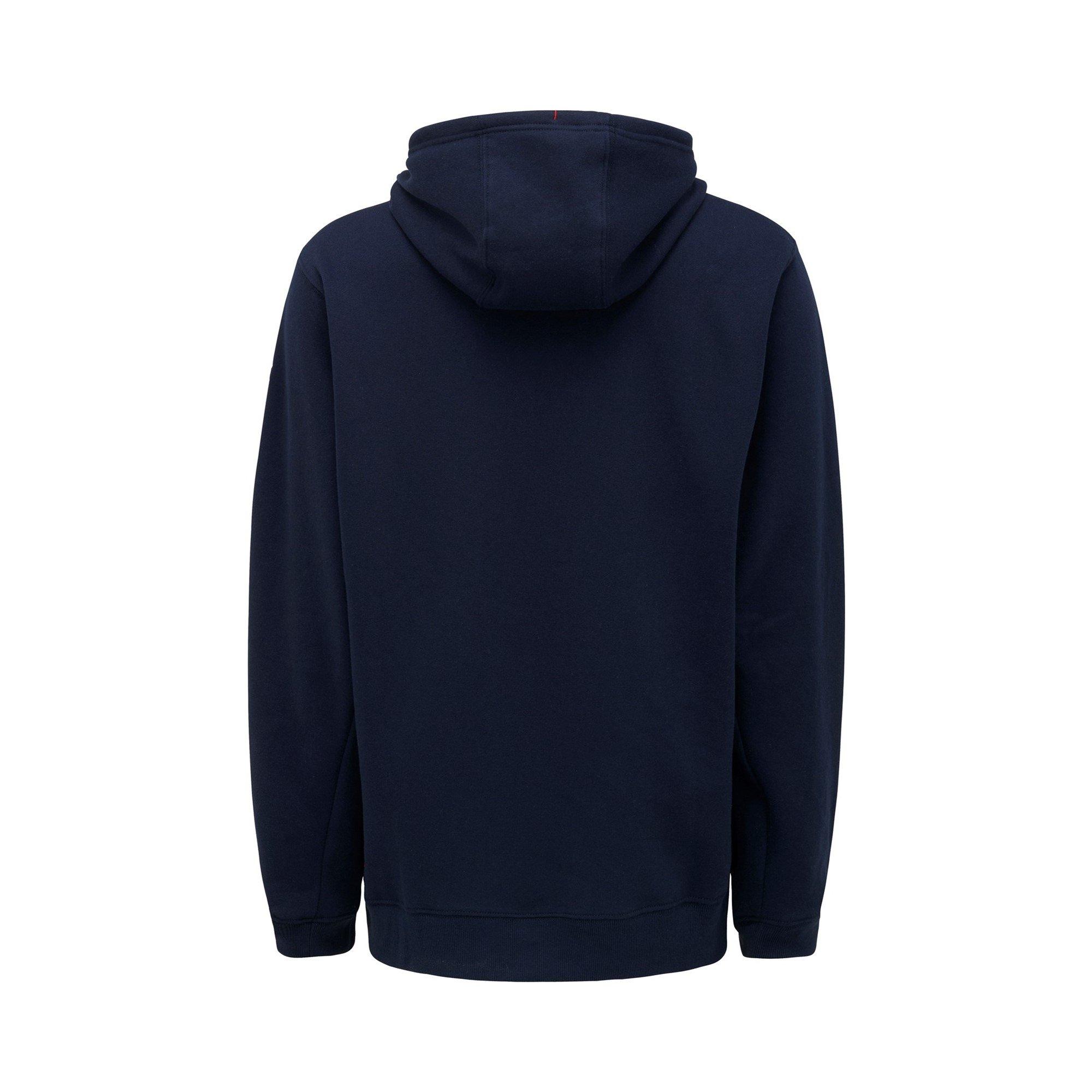 Navy - Hard Yakka - Brushed Fleece Hoodie - 2