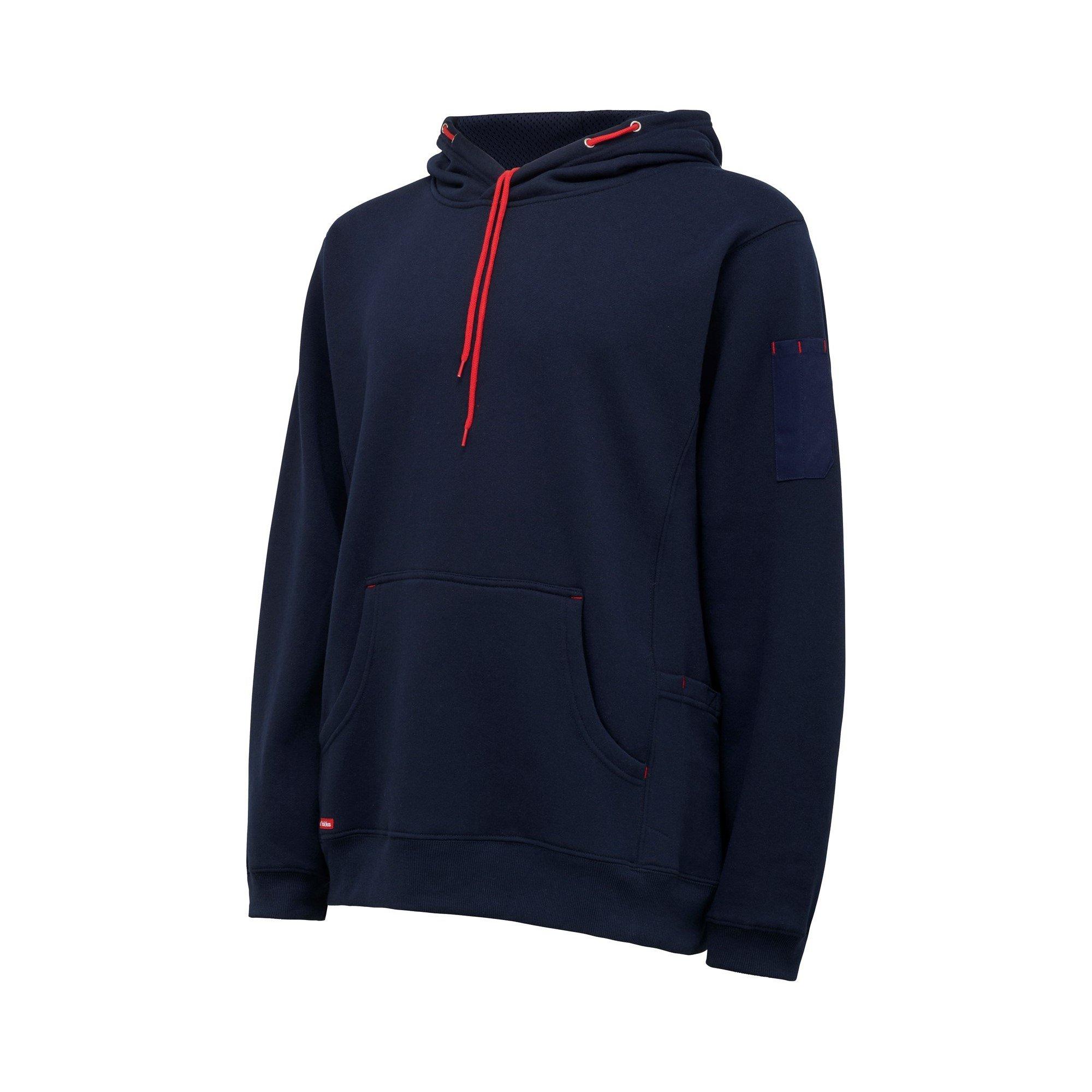 Navy - Hard Yakka - Brushed Fleece Hoodie - 3