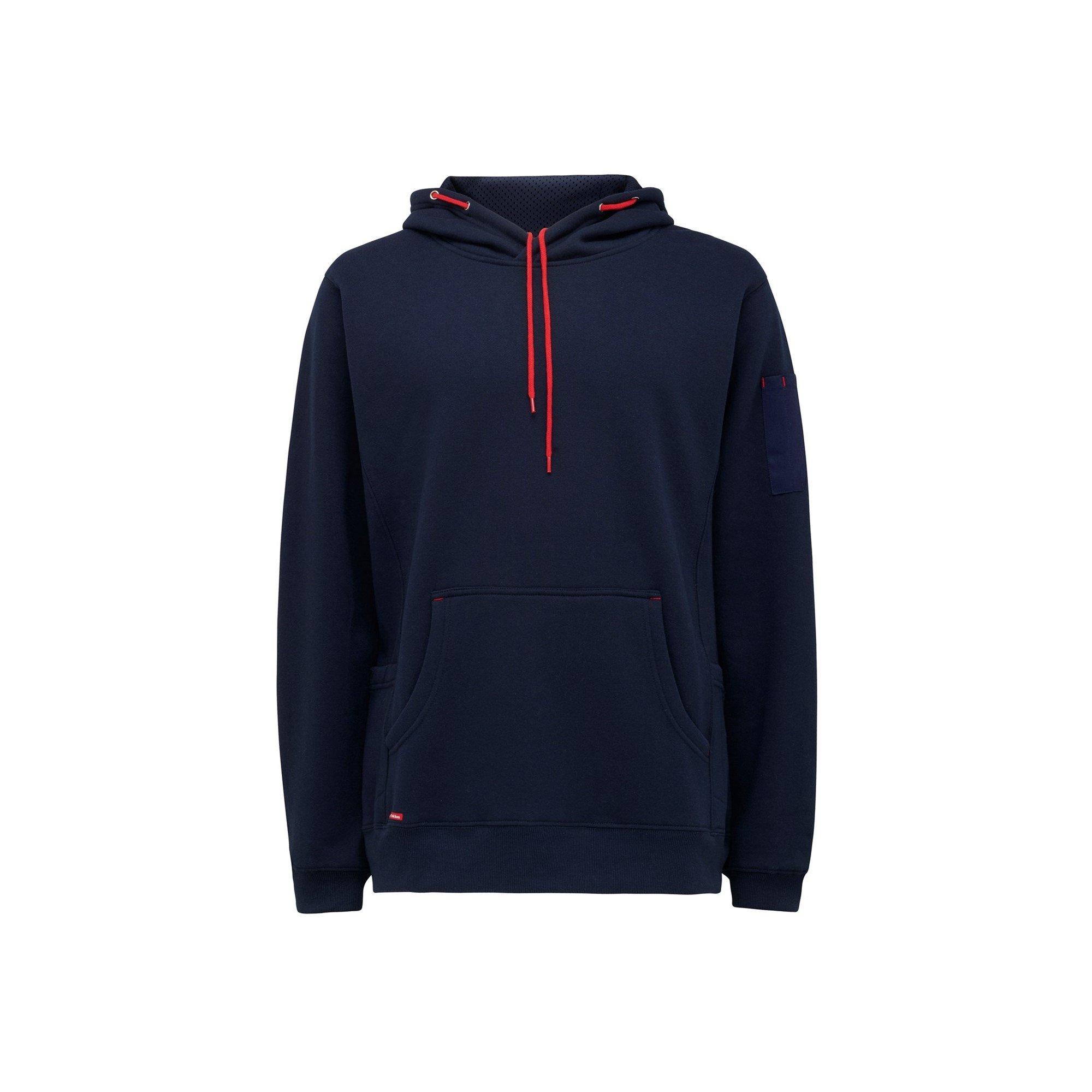 Navy - Hard Yakka - Brushed Fleece Hoodie - 4