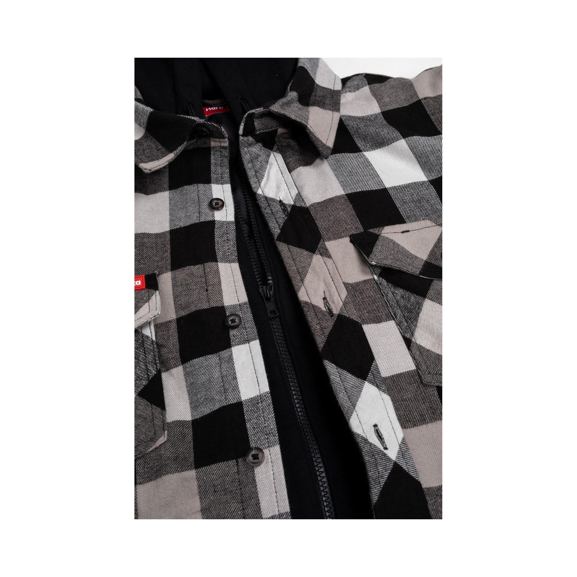 Grey - Hard Yakka - Quilted Flannel Shacket - 4