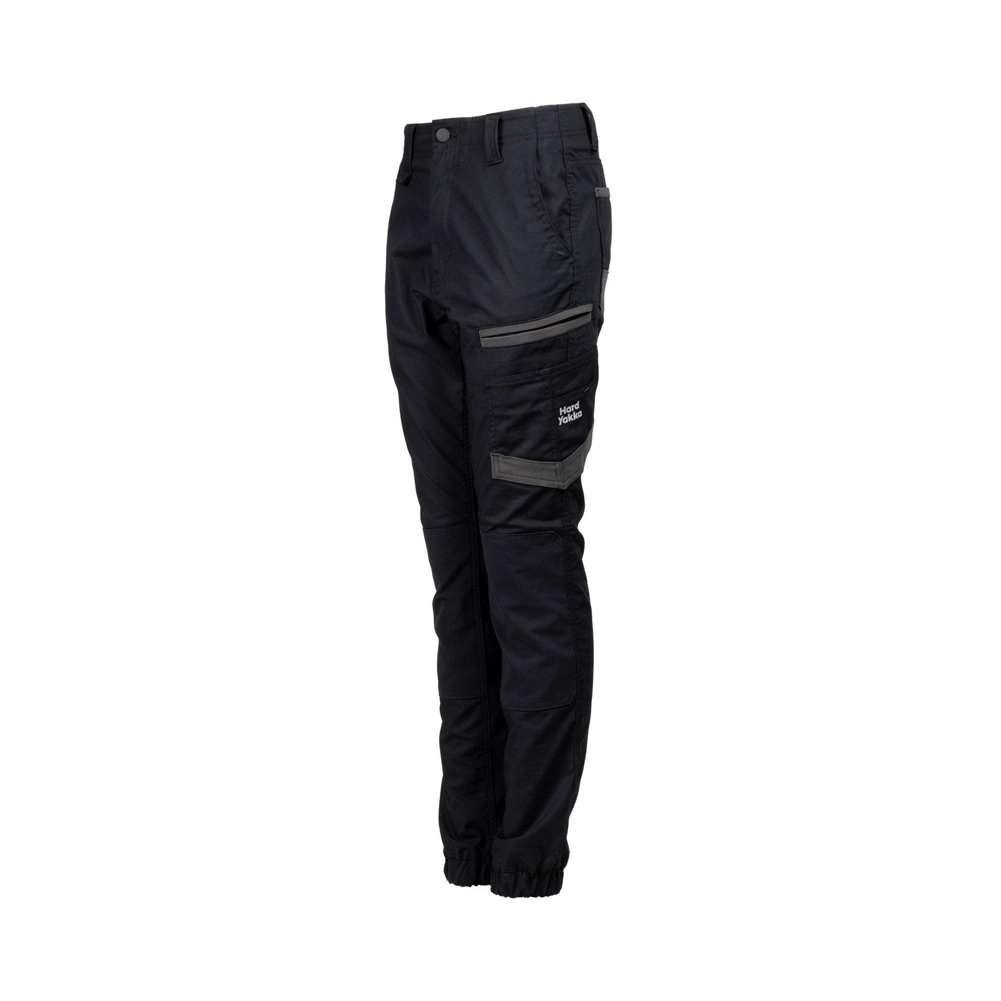 Black - Hard Yakka - Womens Raptor Cuffed Pant - 3