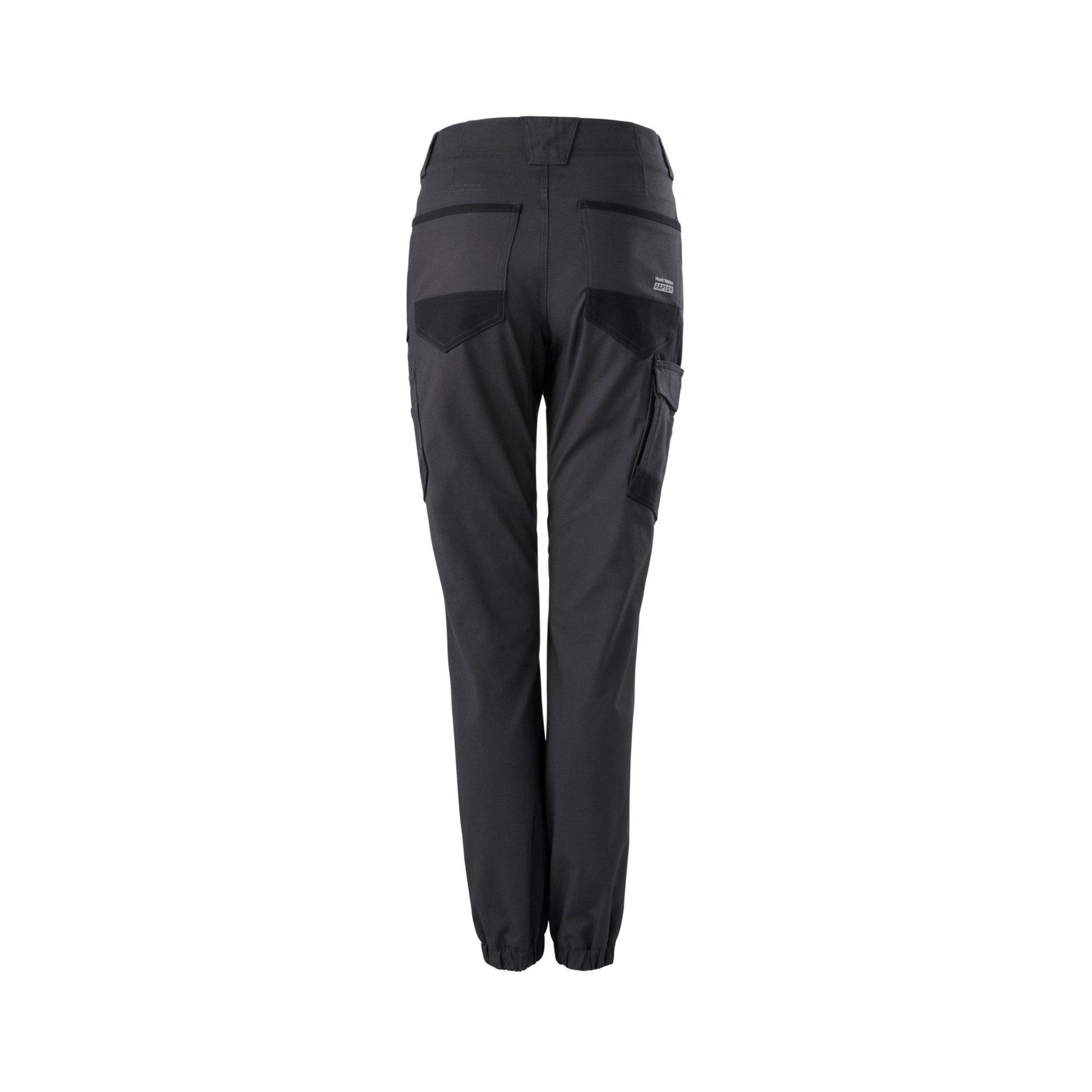 Black - Hard Yakka - Womens Raptor Cuffed Pant - 6