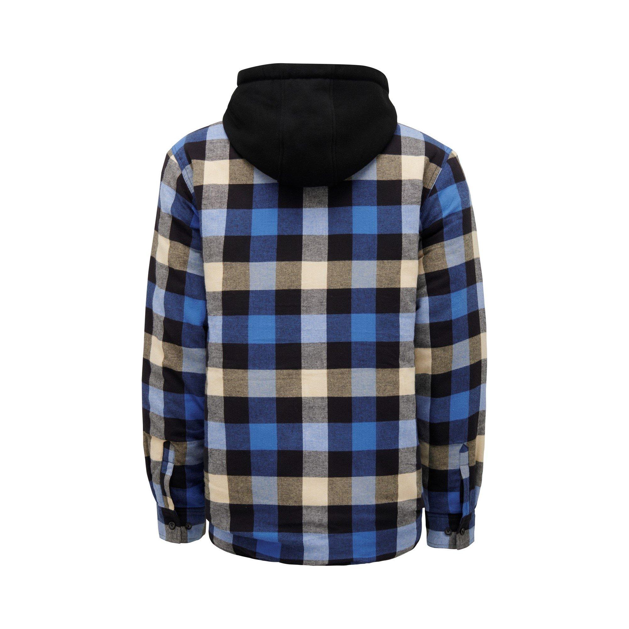 Blue - Hard Yakka - Quilted Flannel Shacket - 2